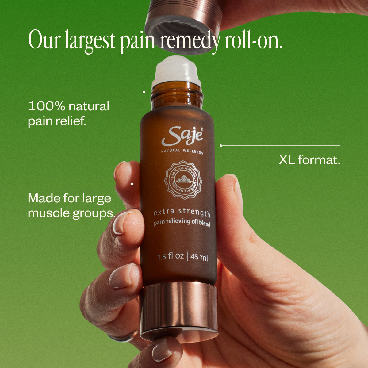 Extra Strength Pain Relieving Oil Blend - Fast-Acting Natural Relief for Muscle & Joint Pain - Perfect for Post-Workout Recovery & Arthritis Discomfort