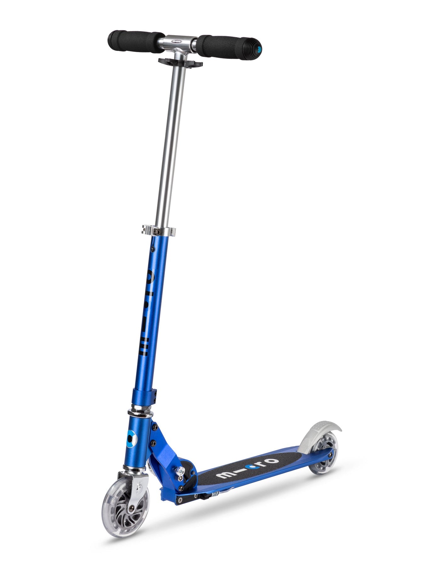 Micro Sprite Kids Scooter - Lightweight Foldable Kick Scooter for Boys & Girls Ages 5-12 | Sapphire Blue | Perfect for Commuting, School & Outdoor Play