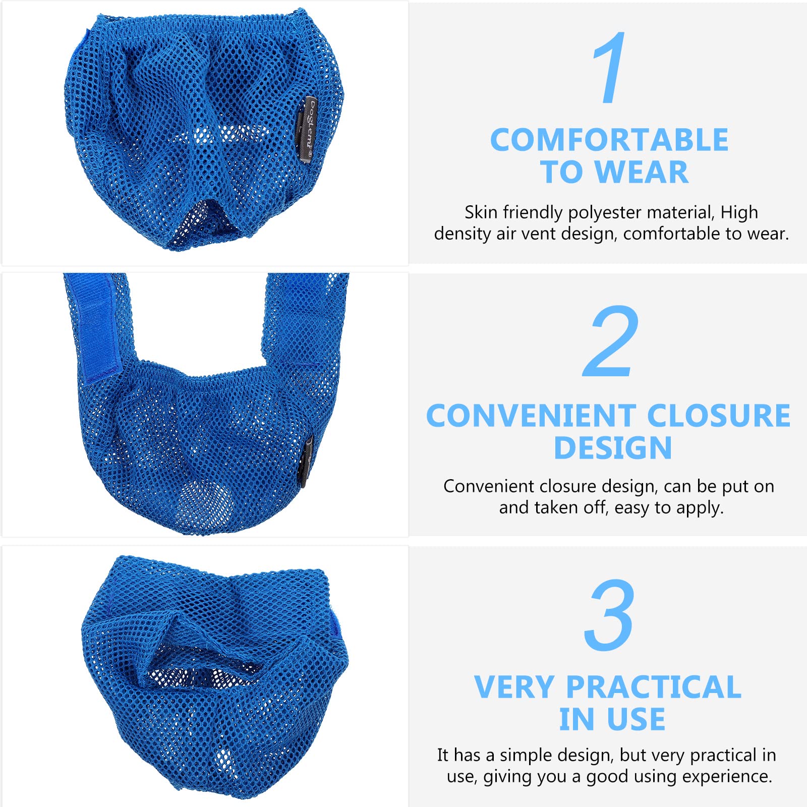 iplusmile Breathable Cat Muzzle - Soft Fabric Headgear for Biting & Scratching Prevention, Adjustable Kitten & Dog Muzzle Tool for Grooming, Vet Visits & Nail Trimming - Durable Polyester Pet Safety Gear