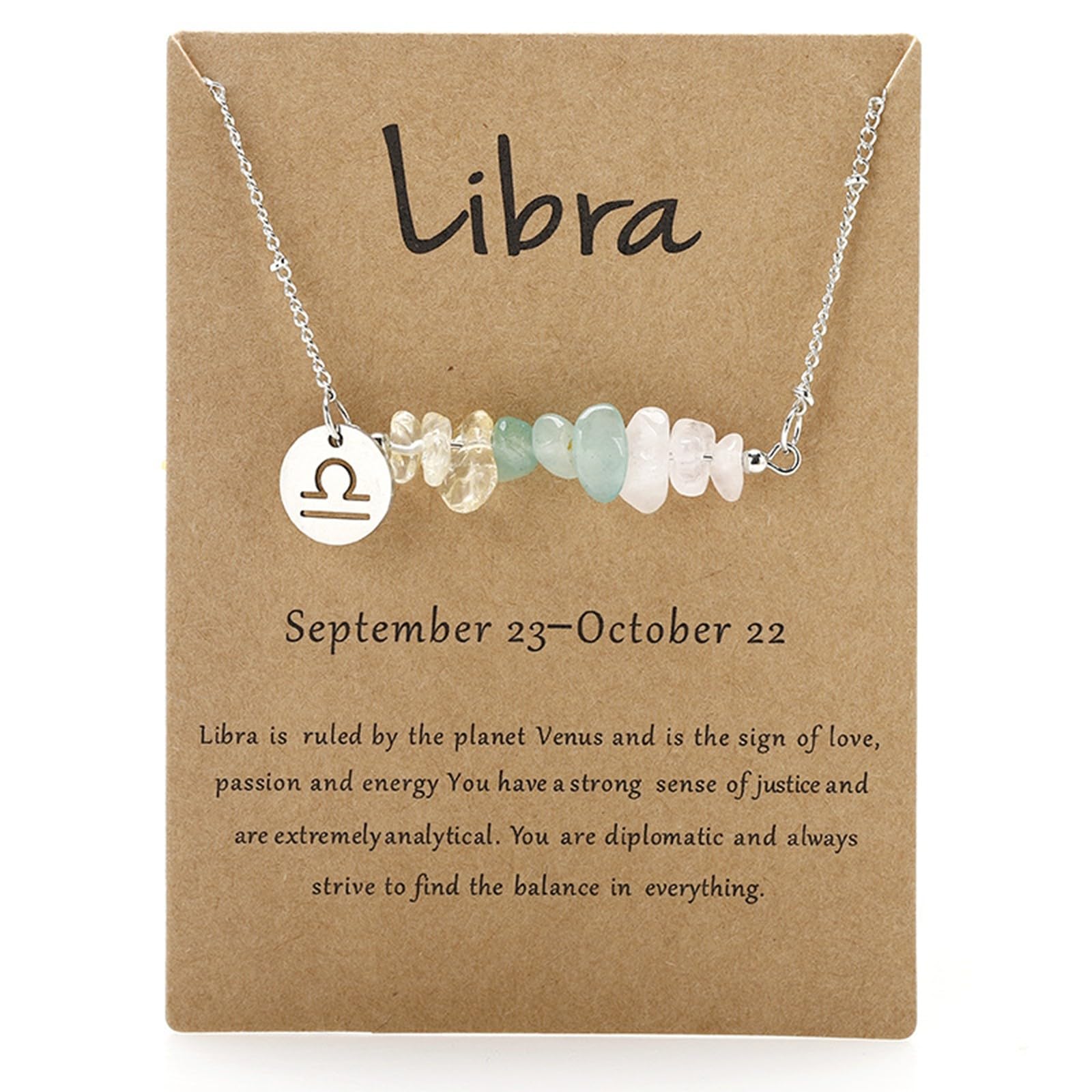 Trendy Women's Stone Necklace - Unique Beaded Pendant Necklace with Original Stones | Elegant Dainty Jewelry for Everyday Wear, Parties & Special Occasions