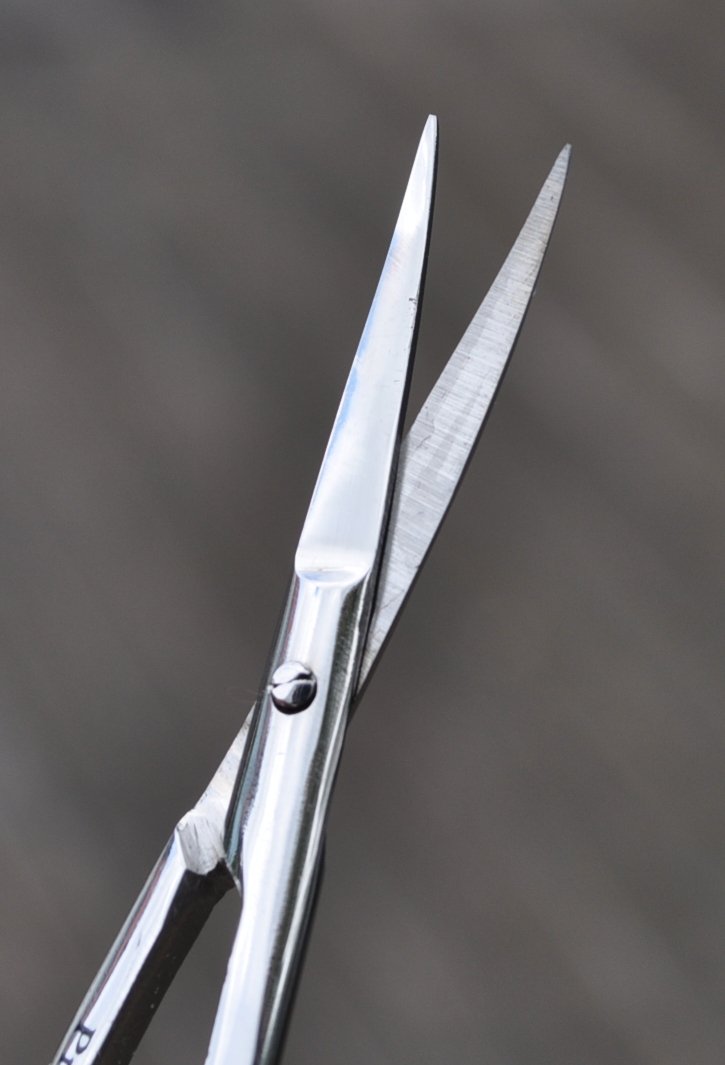 Premium Stainless Steel Curved Nail Scissors - Ultra Fine Sharp Blades for Manicures, Sewing & Embroidery | Professional Grooming & Crafting Tool for Home Salon & DIY Projects