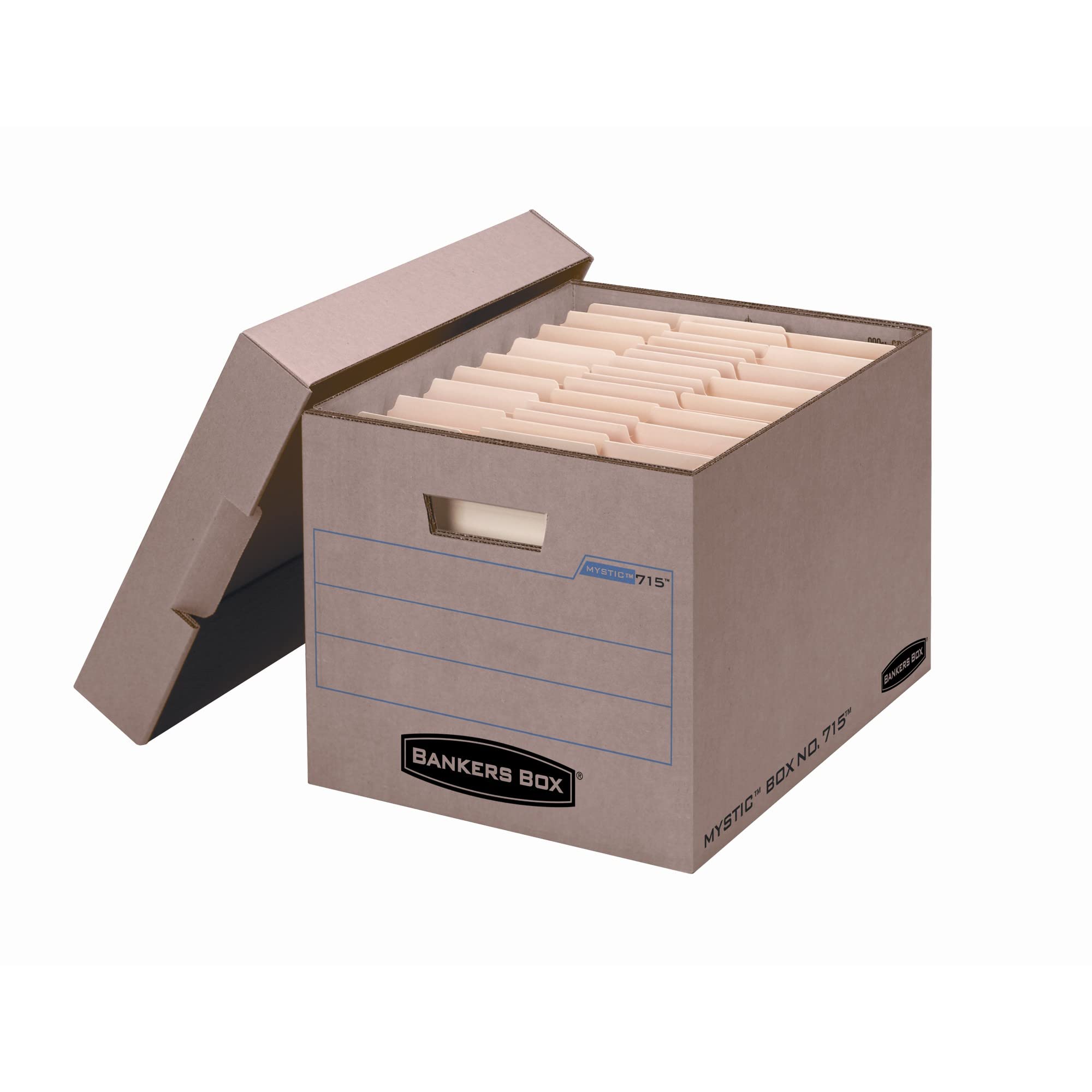 Bankers Box® Mystic™ Storage Boxes with Lift-Off Lids - Letter/Legal Size 10