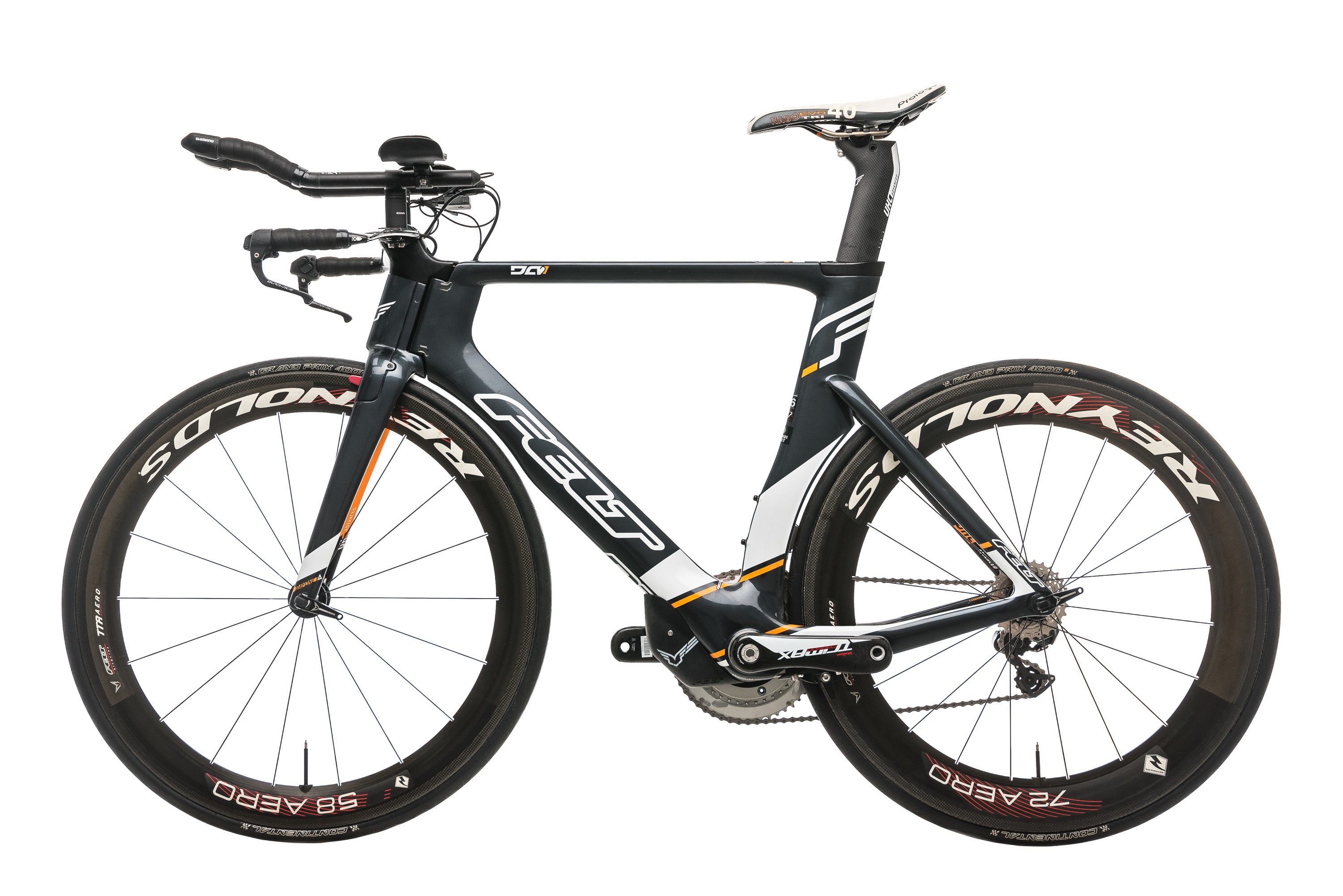 2014 Felt DA2 Time Trial Bike - 56cm Carbon Road Racing Bicycle for Triathlon & Competitive Cycling - Lightweight Aero Frame for Speed & Performance