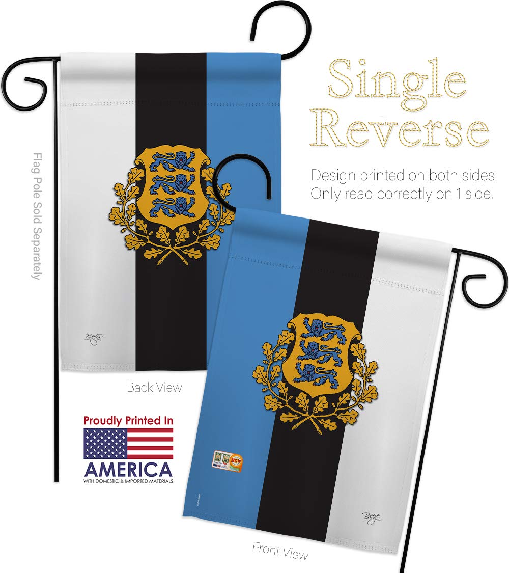 Estonia National Flag 13x18.5