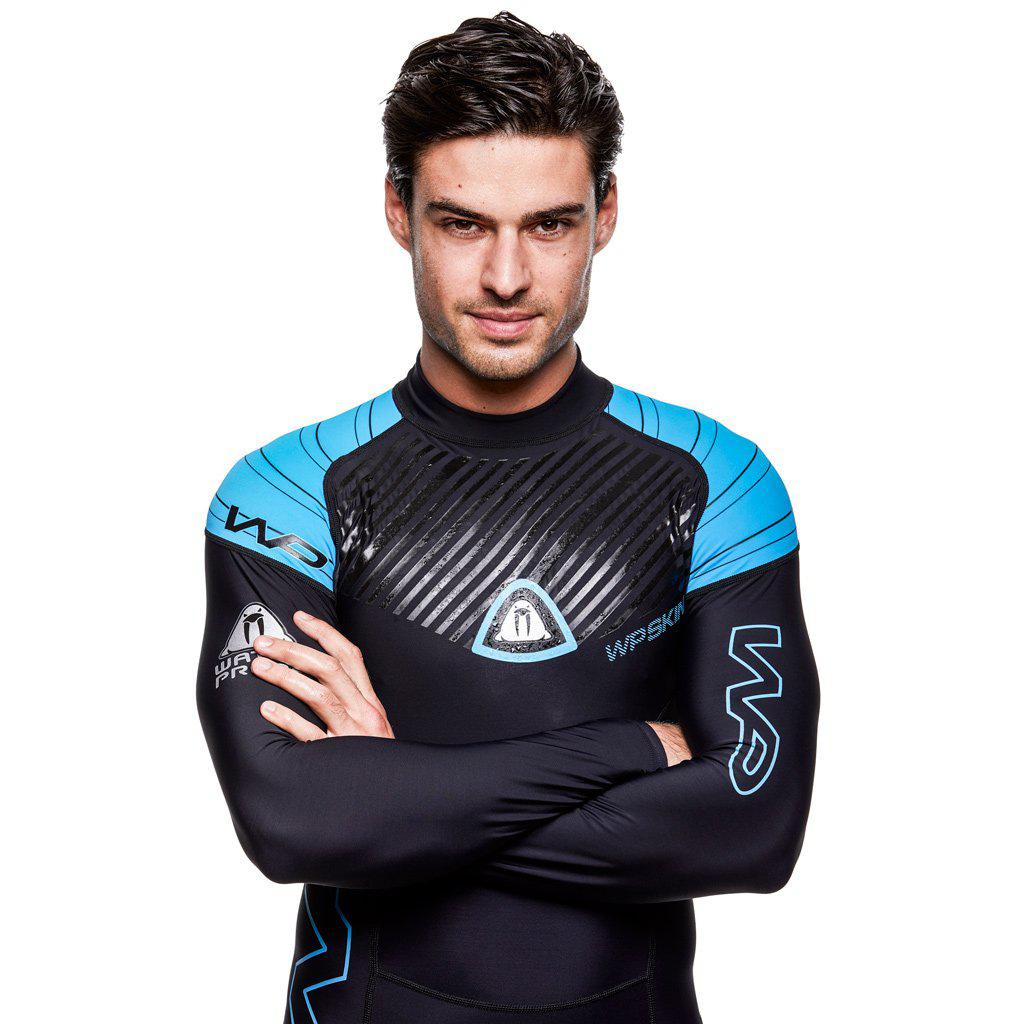 Men's Waterproof UPF 50+ Sun Protection Rashguard Shirt - Swim, Surf, Beach & Outdoor Activities