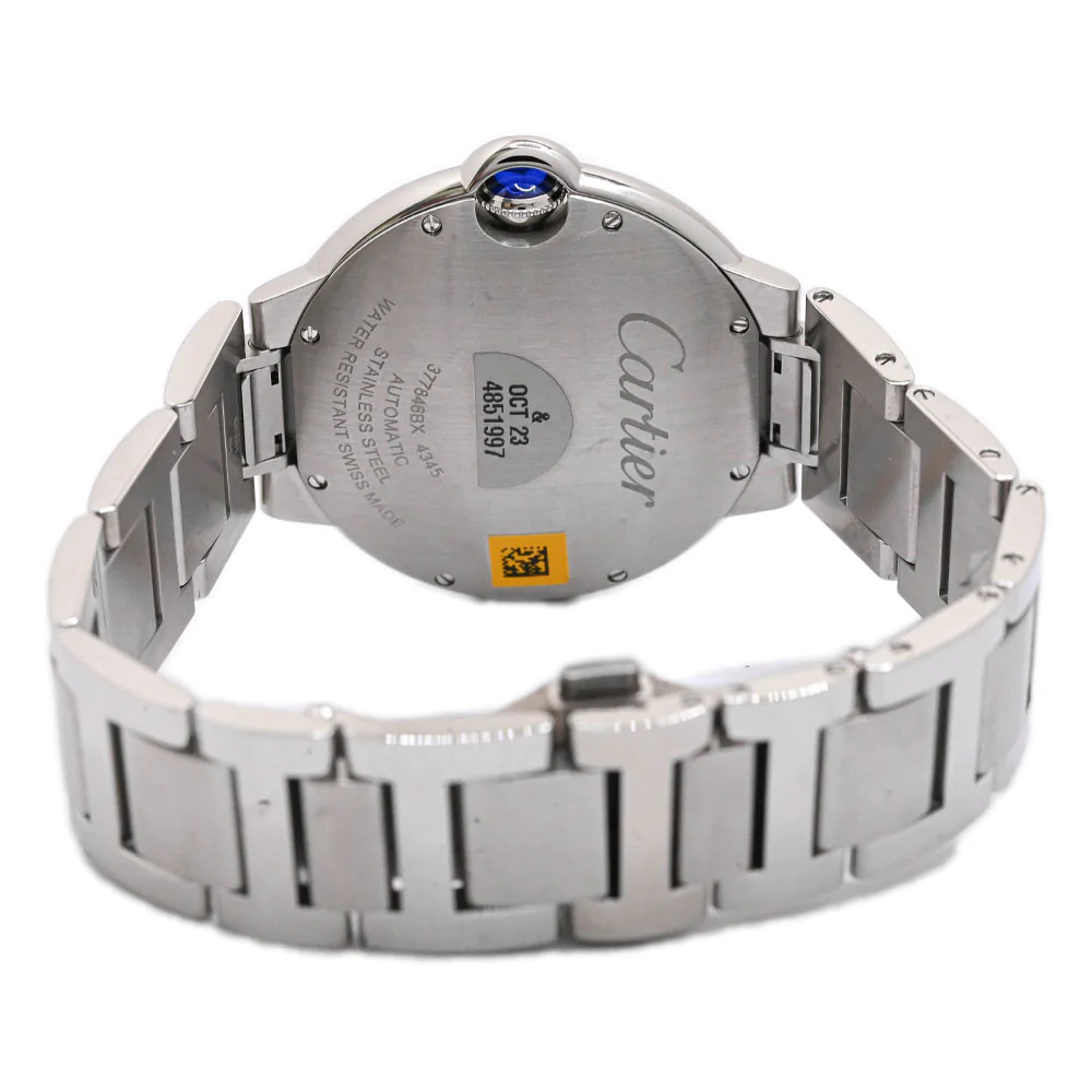 Cartier Ballon Bleu 40mm Stainless Steel Men's Luxury Watch - Perfect for Business, Formal Events & Gift Giving