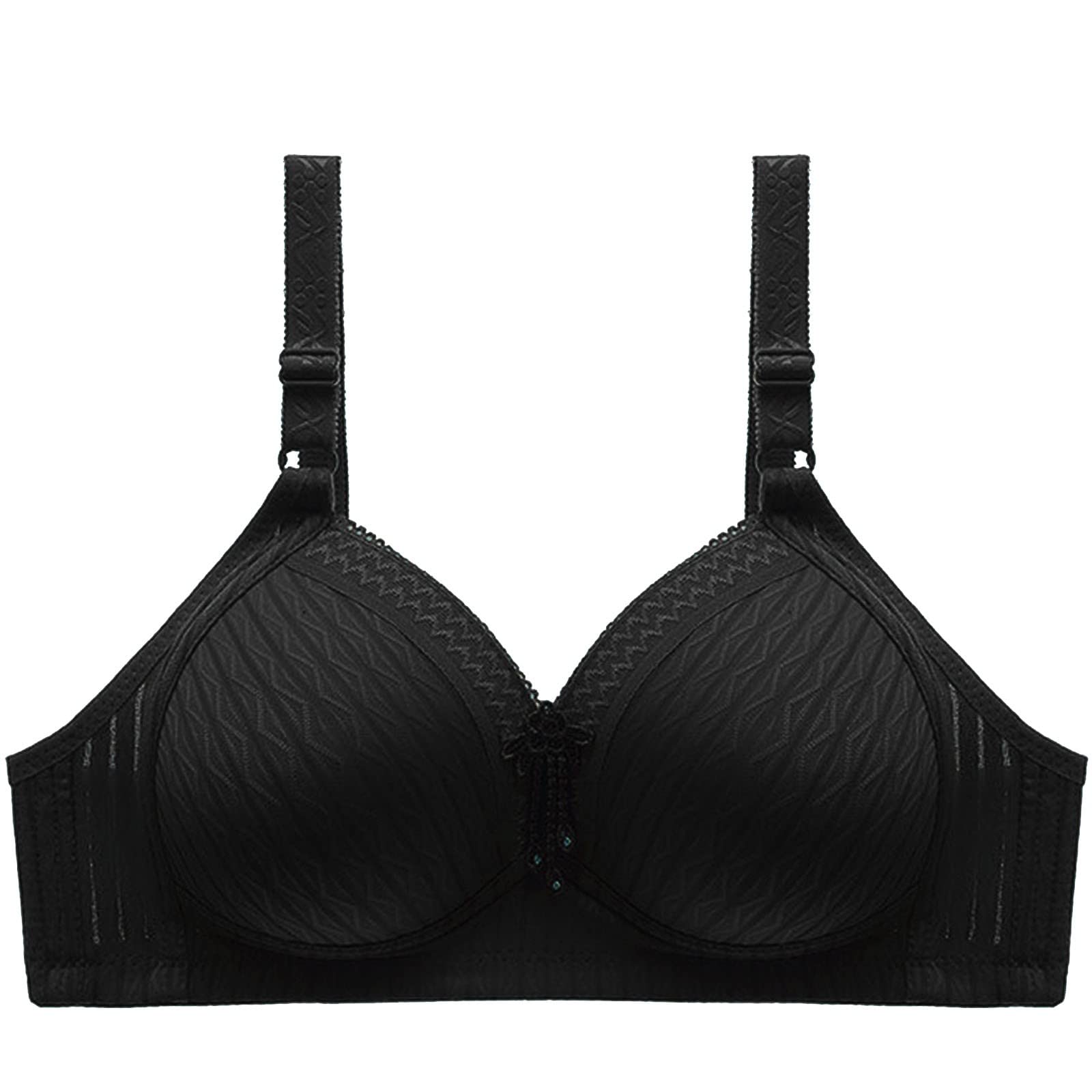 Wireless Bra for Women - Full Cup Seamless T-Shirt Bralette, Soft Lightly Padded Comfortable Underwear with Lift Support | Perfect for Everyday Wear, Yoga & Lounge
