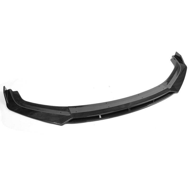2019-2021 Honda Civic IK V3 Style Front Bumper Lip (2PC) - Carbon Fiber Car Body Kit for Sporty Look - Perfect for Street Racing & Car Shows