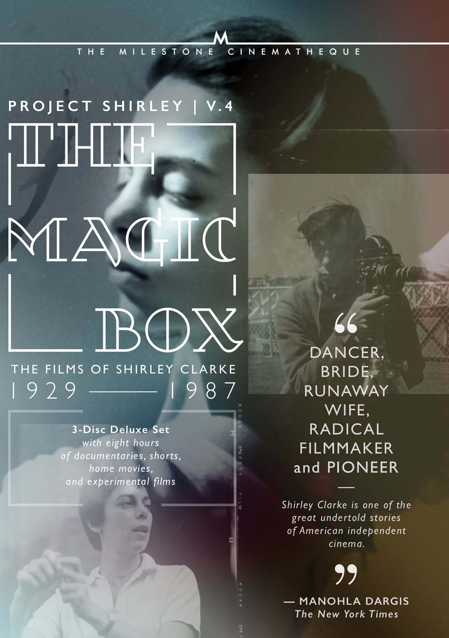 Shirley Clarke Films Collection 1927-1986 - Project Shirley Volume 4 | Classic American Cinema DVD Set for Film Students & Movie Enthusiasts