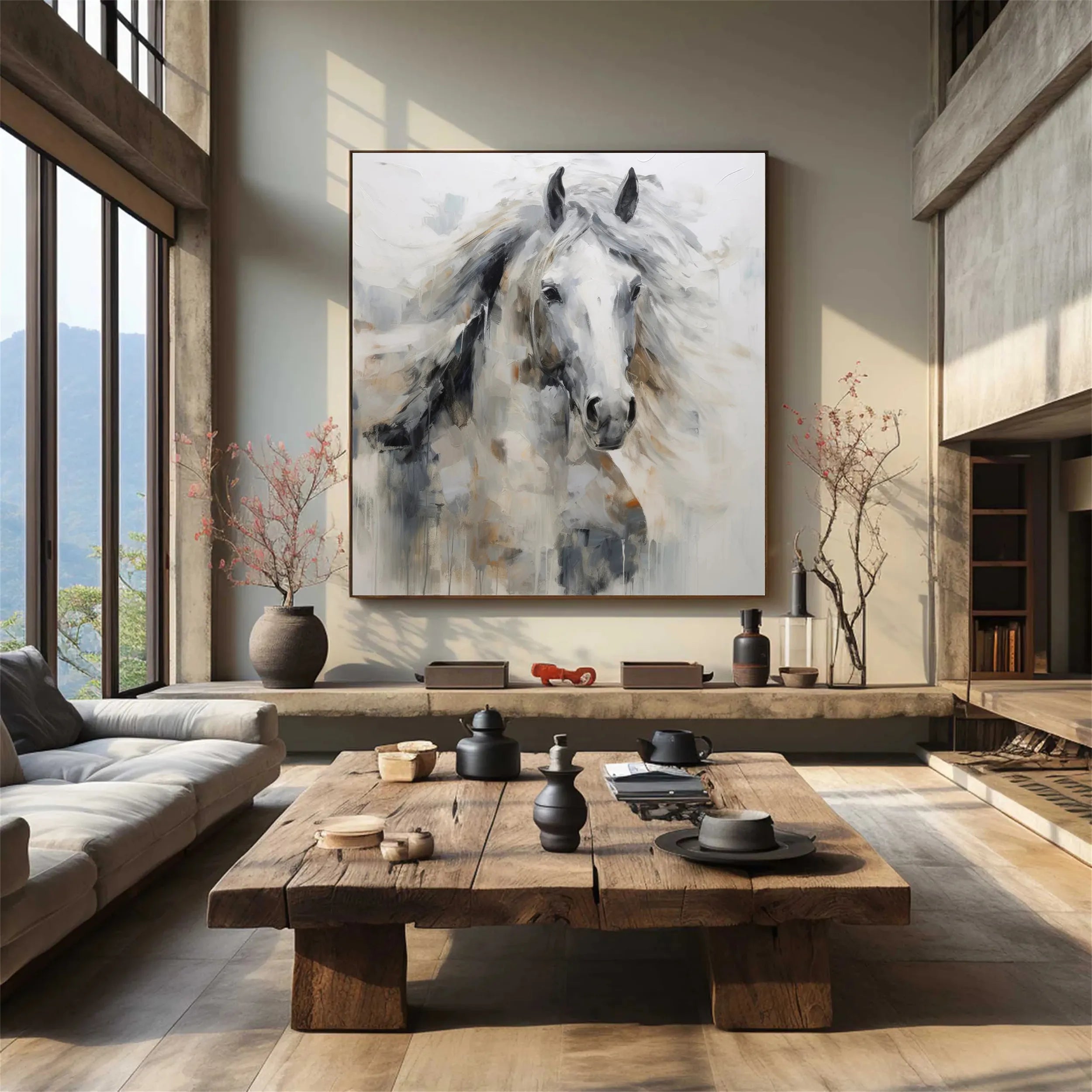 Animal Art Painting #AP004 - Handmade Wildlife Canvas Art for Home & Office Decor | Perfect for Living Room, Bedroom, and Gift Giving