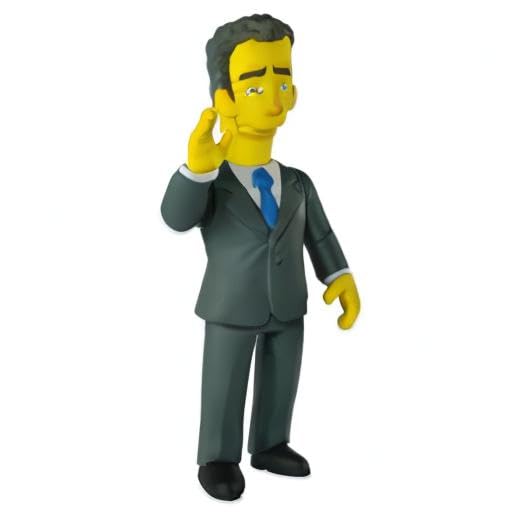 NECA The Simpsons 25th Anniversary Series 1 Tom Hanks 5-Inch Action Figure - Collectible Toy for Fans, Display & Gift for Simpsons Lovers