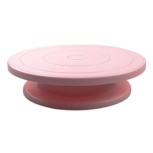Rotating Cake Stand for Decorating - 12 Inch Plastic Cake Turntable with Scraper - Perfect for Baking, Cake Decorating, and DIY Dessert Display - Ideal for Home Kitchen & Professional Baker Use (Color: A)
