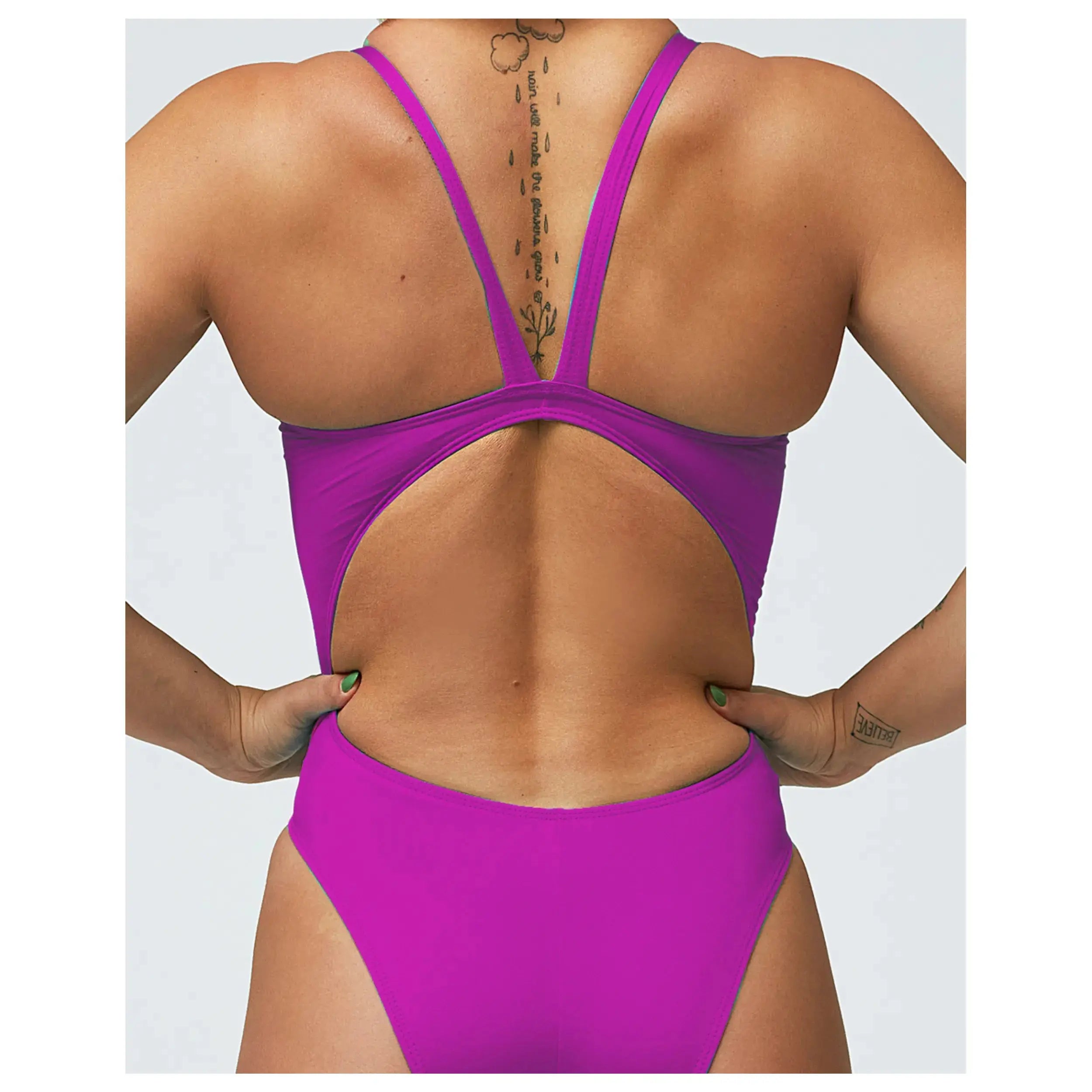MCAV Women's Professional Training Swimwear - High Performance One Piece Swimsuit for Pool & Lap Swimming | Perfect for Swim Practice, Water Aerobics & Beach Activities
