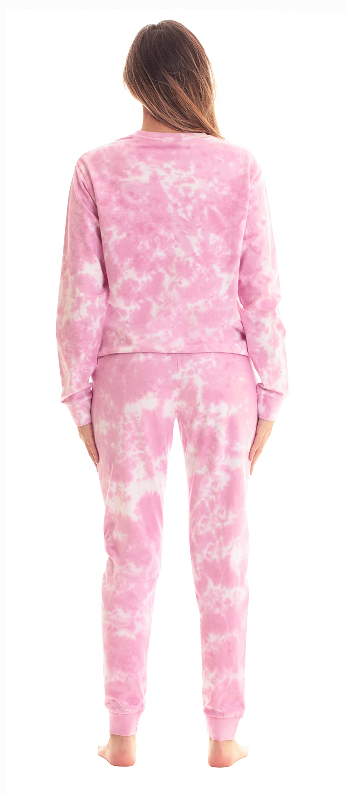 FollowMe Women's Ultra-Soft Velour Jogger Pajama Set - Cozy Lounge Pants & Top for Sleep, Relaxation & Home Comfort