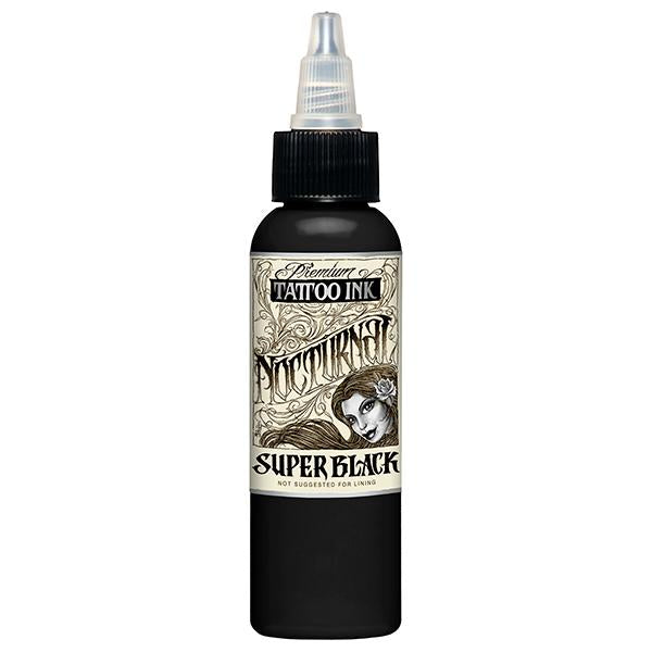 Eternal Nocturnal Super Black Ink - Premium Waterproof & Fade-Resistant Drawing Ink for Calligraphy, Tattoo Practice & Art Projects - Perfect for Sketching, Illustration & Professional Artwork