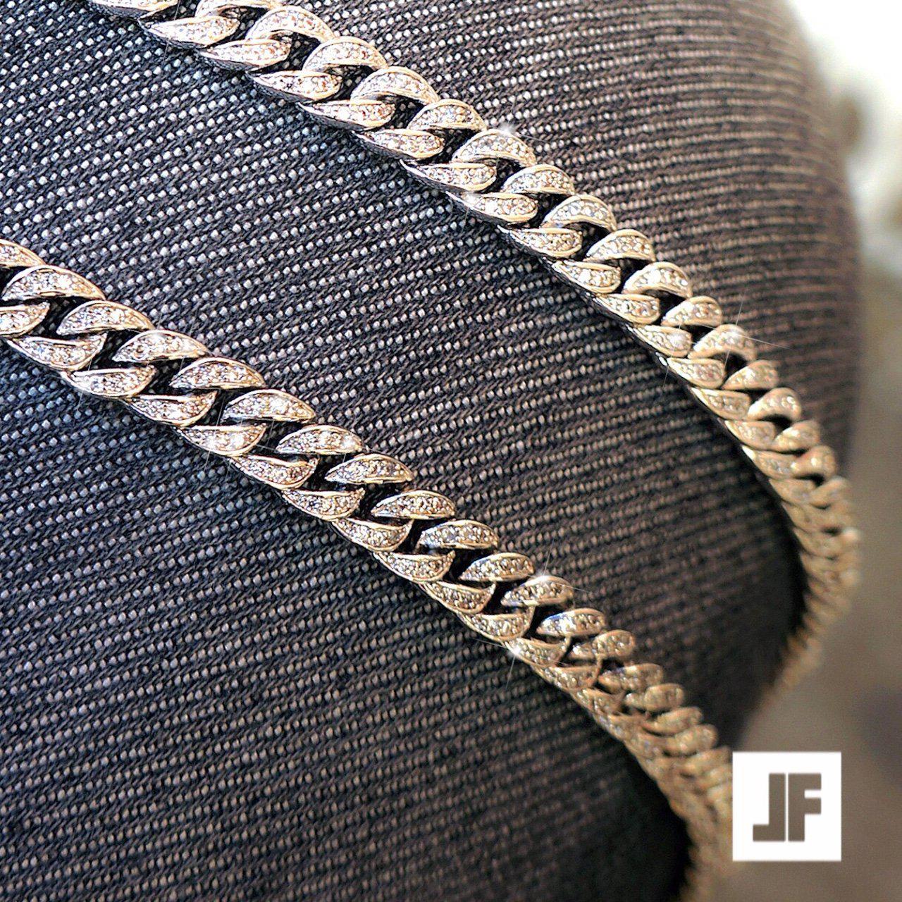 6mm 925 Sterling Silver Iced Out Cuban Chain for Men - Hip Hop Jewelry, Luxury Necklace Gift for Boyfriend, Perfect for Parties, Weddings & Everyday Wear