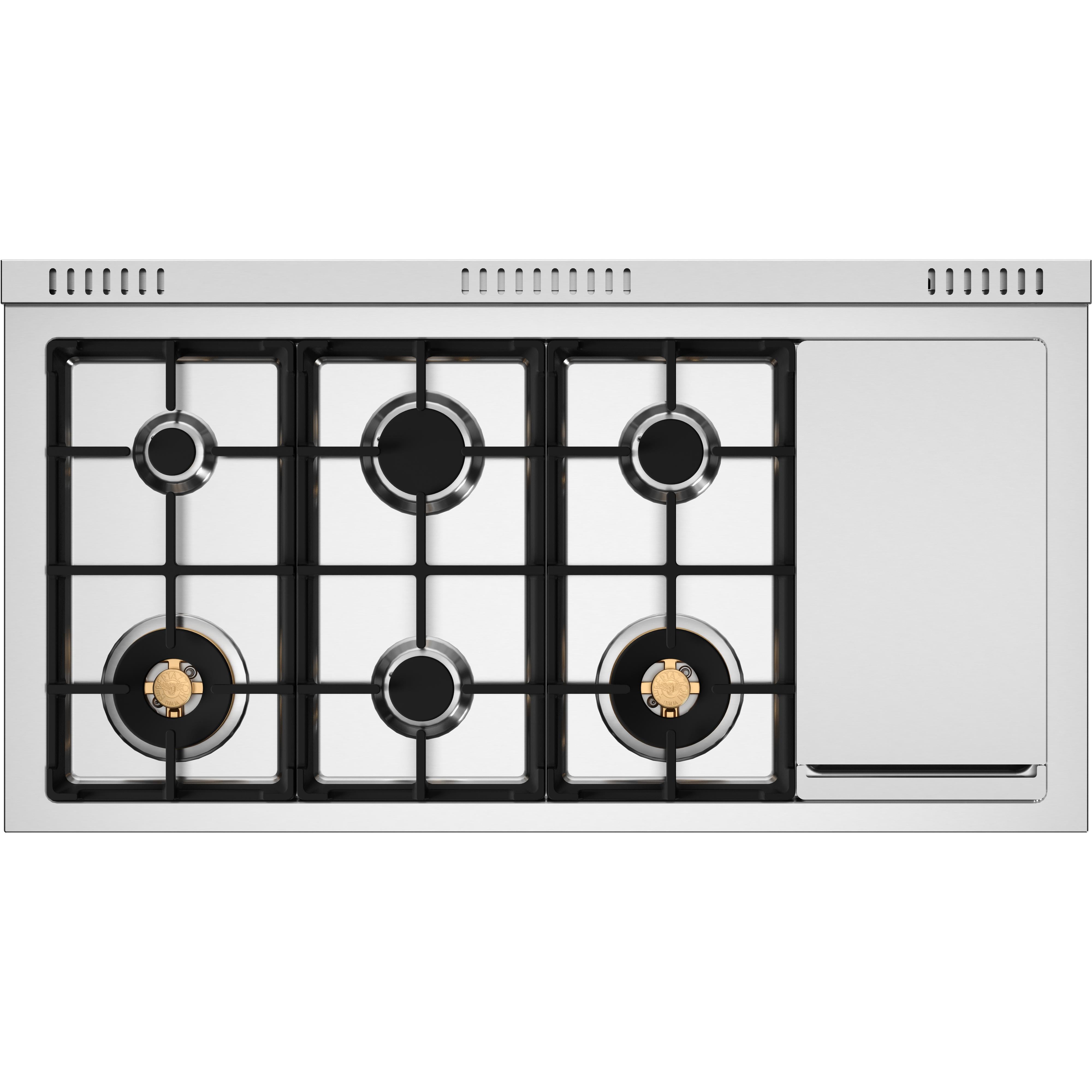 Bertazzoni 48 Inch Freestanding Gas Range MAS486BTFGMXTLP - Professional Italian Kitchen Appliance for Home Chefs & Cooking Enthusiasts | Perfect for Modern Kitchens, Restaurants & Culinary Schools