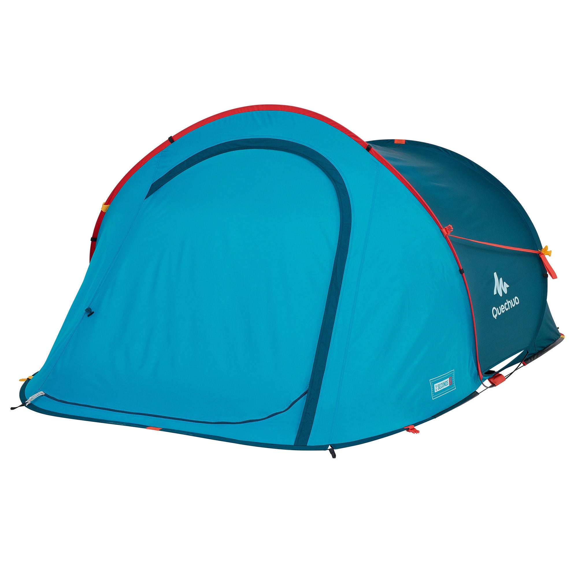 Quechua 2 Second Waterproof Pop Up Camping Tent for 2 Person - Lightweight Instant Setup Tent for Hiking, Backpacking & Outdoor Adventures
