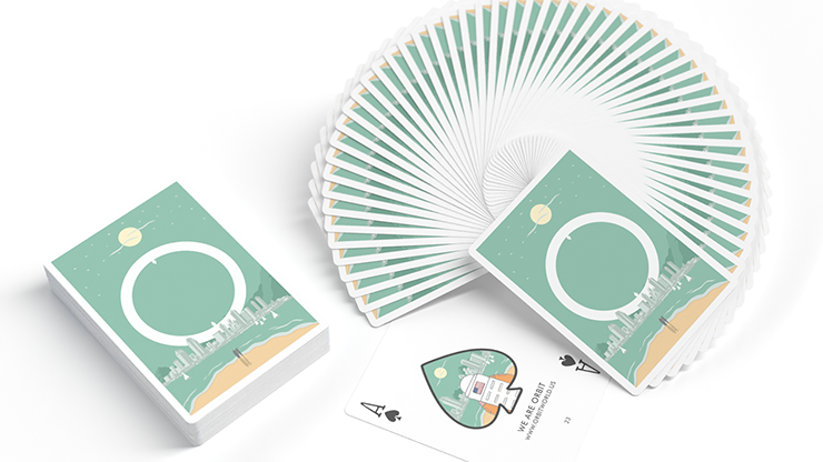 CC Orbit 2nd Edition Playing Cards - Premium Quality Deck for Cardistry, Magic Tricks & Poker Games - Perfect for Collectors & Card Enthusiasts