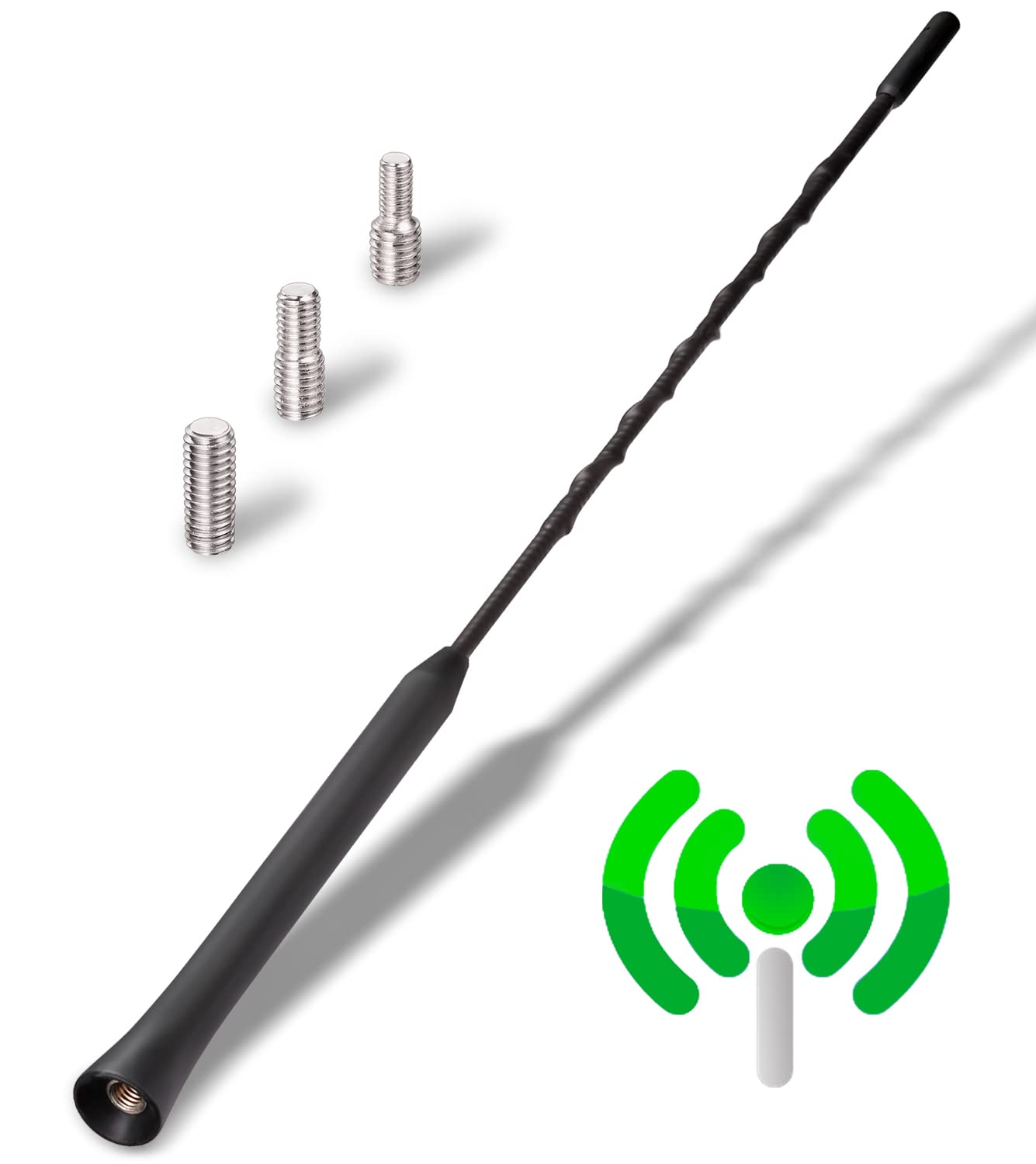 YIEHO Universal 28cm Car Antenna - High Power FM/DAB Radio Antenna for All Vehicle Models | Enhanced Signal Reception for Road Trips & Daily Commutes