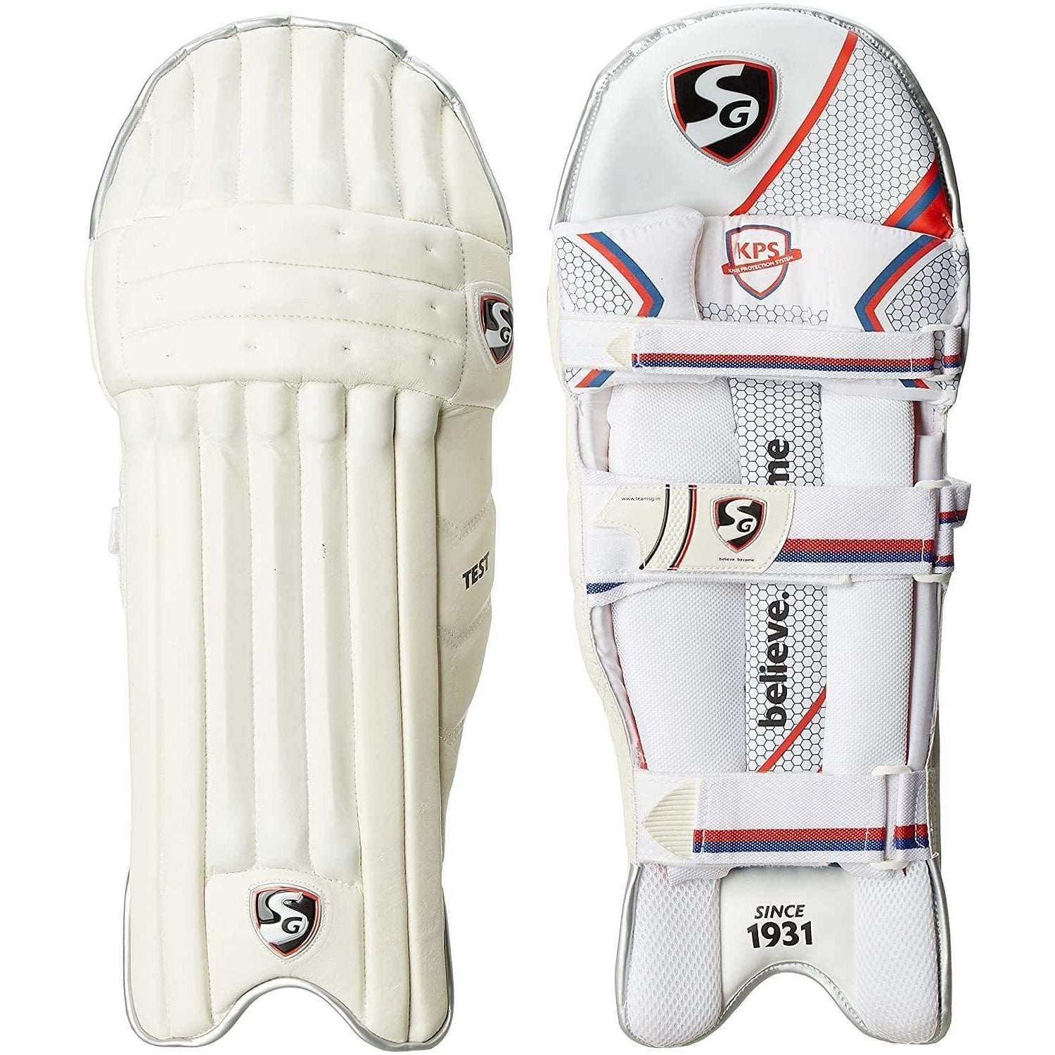 SG Test Players Cricket Batting Pad Left Hand - Premium Protective Gear for Cricket Practice & Matches - Perfect for Training, Games & Professional Play