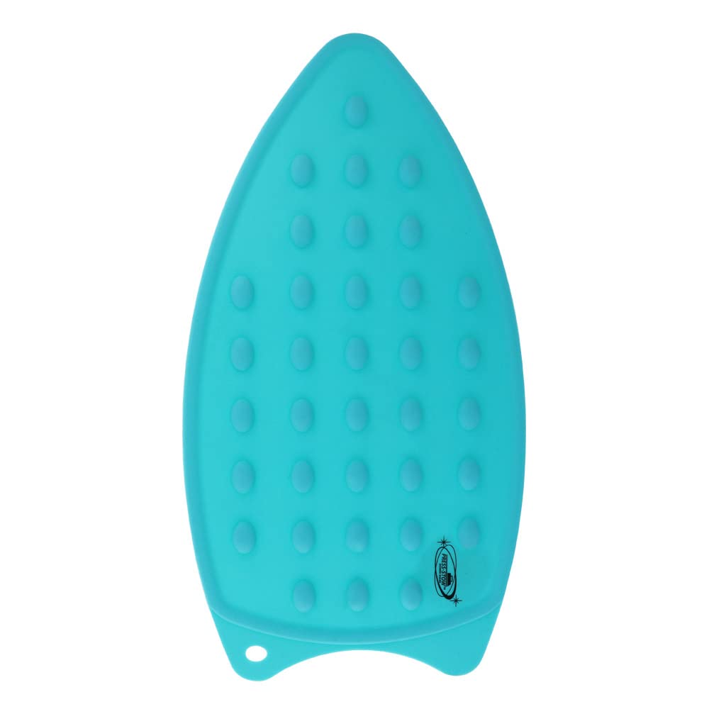 Homeplace Group Safe+TRest Silicone Iron Rest - Heat Resistant & Non-Slip Iron Holder for Clothes Ironing, Teal - Perfect for Home Laundry Room, Sewing Room & Travel Ironing