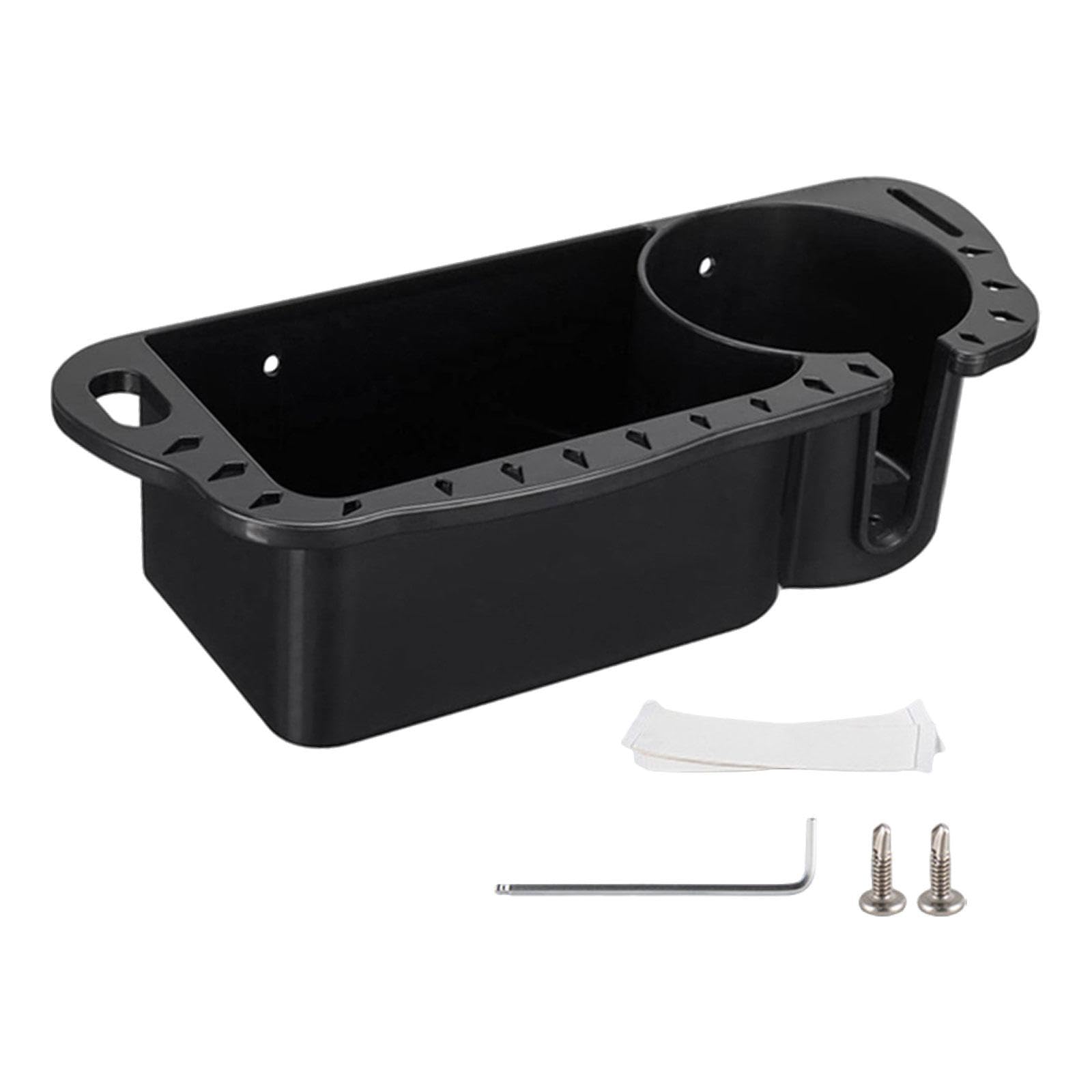 GARENDE Boat Caddy Organizer - Waterproof Kayak Storage Accessories with Cup Holder | Perfect for Fishing Gear, Drinks & Essentials on Kayaks, Canoes & Boats