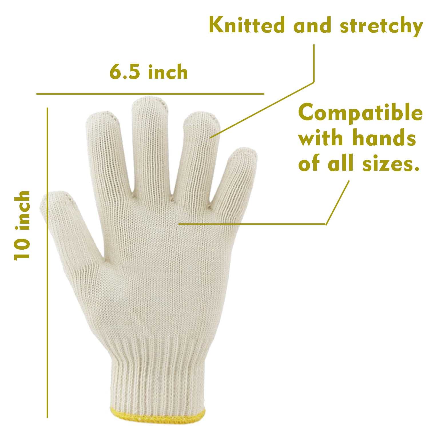 4 Pairs Heat Resistant Oven Gloves with Fingers - Extra Long Kitchen Mittens for Cooking, Baking, Grilling & BBQ - Perfect for Baking, Roasting, Handling Hot Pans & Outdoor Barbecue