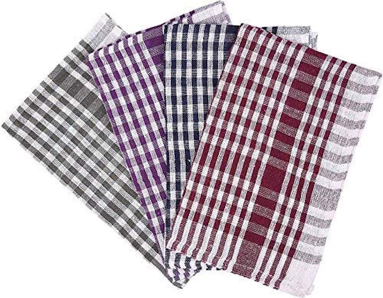 Amro Kitchen Duster Wet Dry Cotton Cleaning Cloth Mop 16x24 Inch | 12-Pack Multipurpose Cleaning Cloths for Kitchen, Bathroom & Household Cleaning | Super Absorbent, Reusable & Washable | Perfect for Countertops, Dishes & Stain Removal