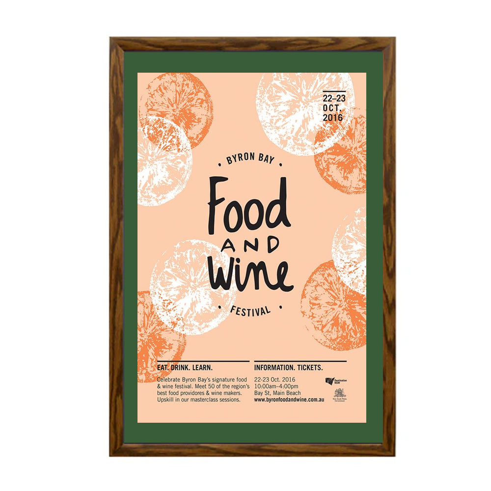 Premium 22x28 Designer Wood Snap Frames for Posters - 4 Wide Matboard Included - Perfect for Home Decor, Office Displays & Art Exhibitions