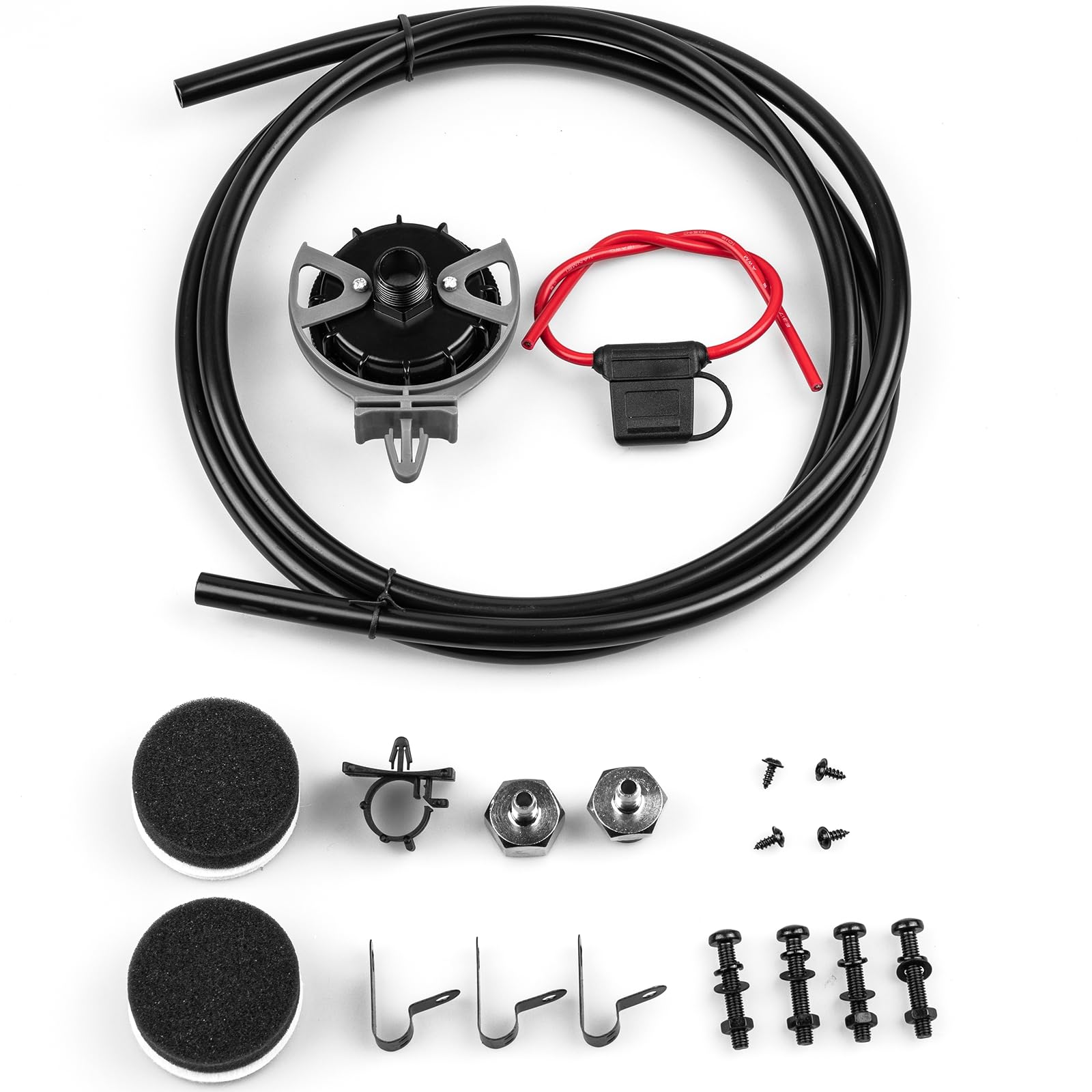 Heavy Duty 200 PSI Air Horn Compressor Kit - 12V Train Horn & Air Suspension Compressor with 3/8 NPT & 1/4 NPT Fittings - for Trucks, Cars, RVs & Off-Road Vehicles - Perfect for Emergency Alerts & Custom Air Ride Systems