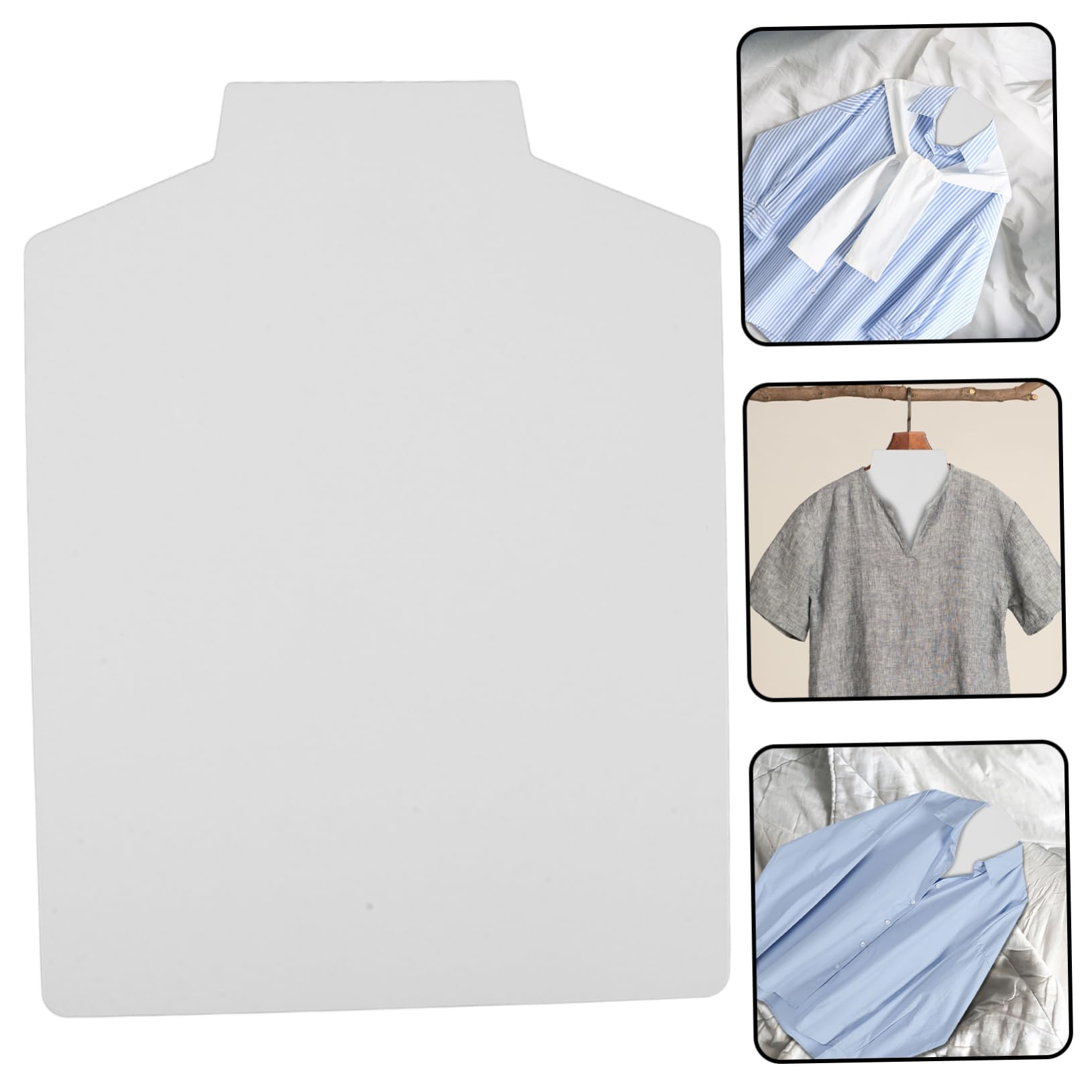 DIYEAH 60 Sheets Shirt Cardboard Inserts - Premium Laundry Folding Boards for T-Shirts & Dress Shirts | Perfect for Closet Organization & Travel Packing | Reusable Shirt Storage & Stacking Forms