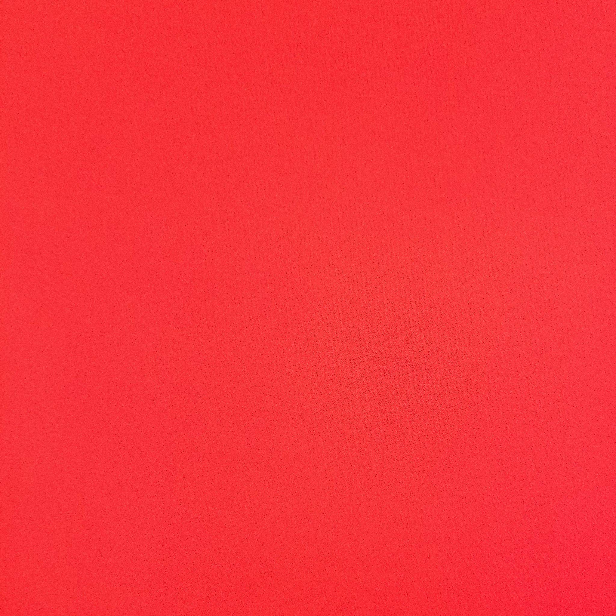 Vibrant Coral Neon Solid ITY Heavy Stretch Moss Crepe Fabric - 215GSM for Dresses, Skirts & Activewear
