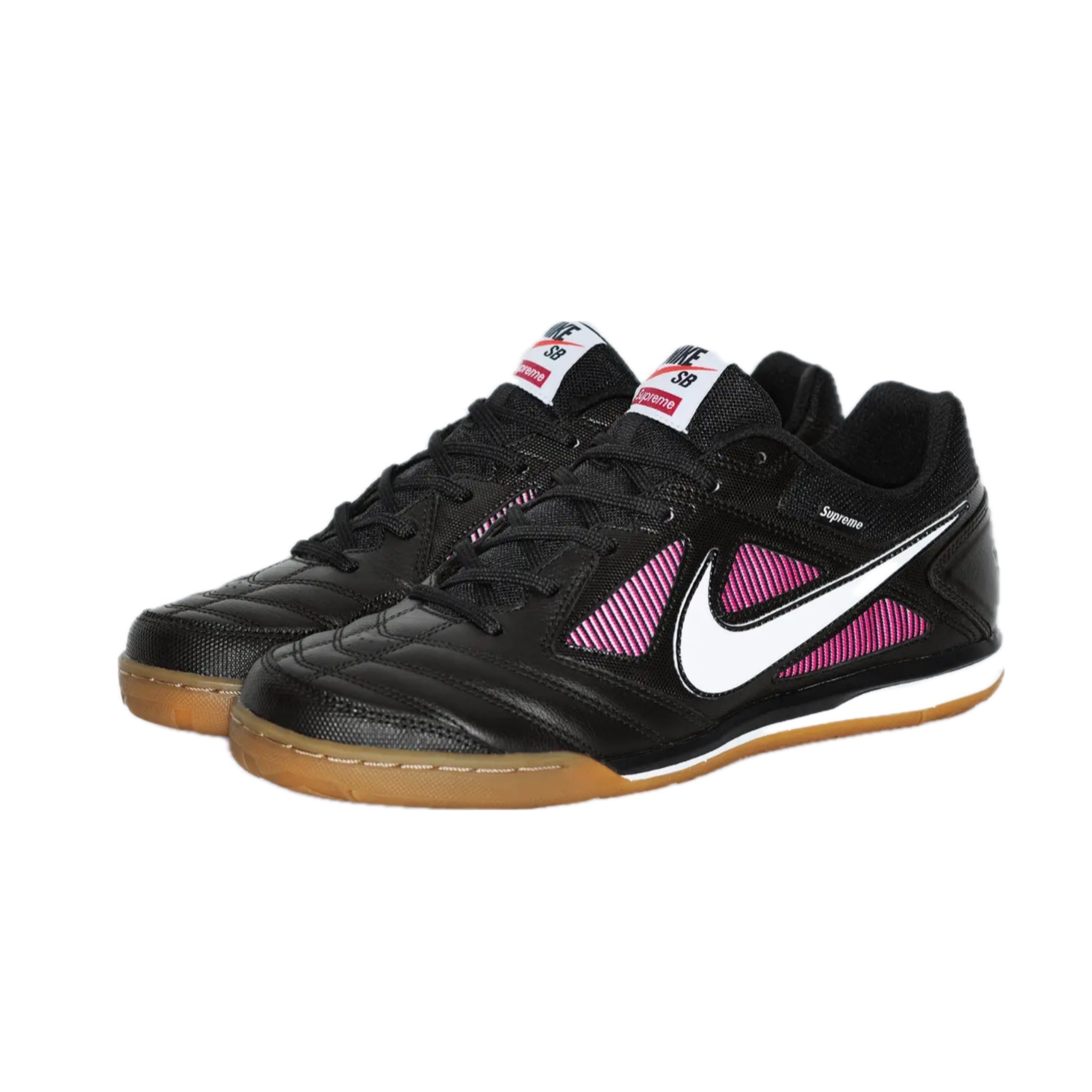 Nike SB Gato Supreme Sneakers - Black, White, Spirit Teal & Gum Light Brown - Skateboarding, Streetwear & Casual Wear Shoes