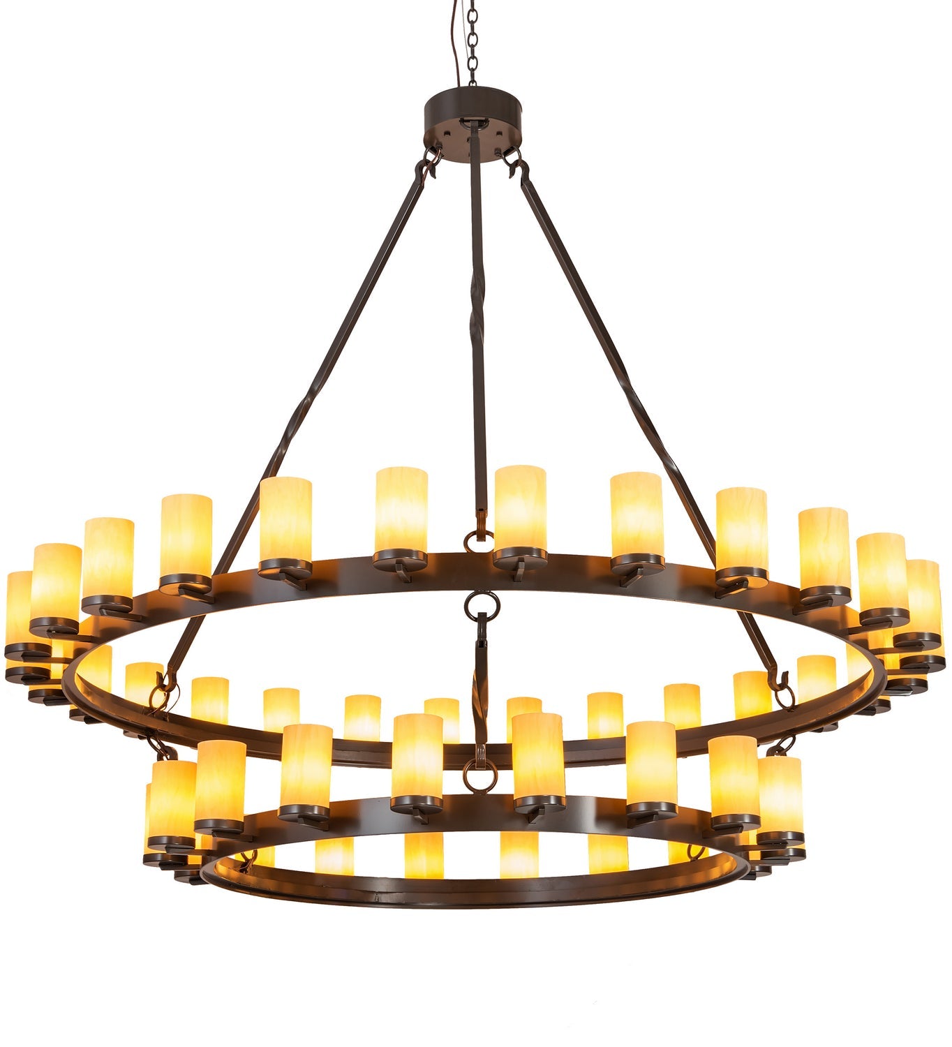 46-Light Crystal Chandelier for Dining Room - Elegant Modern Ceiling Light Fixture with LED Bulbs for Home Decor, Wedding, Restaurant & Hotel Lighting