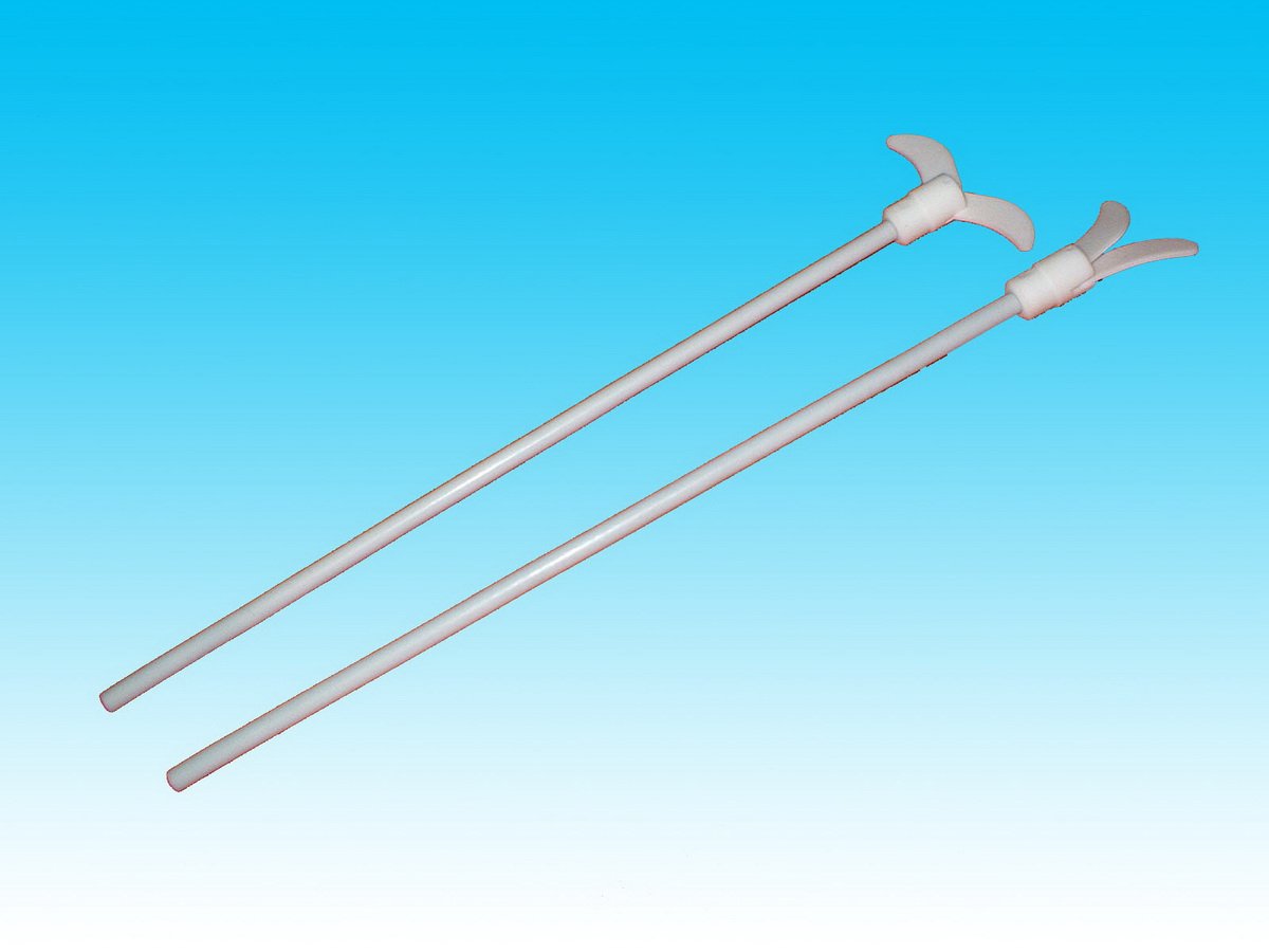 BeyondSupply ONE Lab PTFE Mixer Stirrer - 10mm Shaft, 600mm Length - High Temperature Resistant Chemical Mixing Tool - Perfect for Laboratory, Pharmaceutical & Industrial Applications
