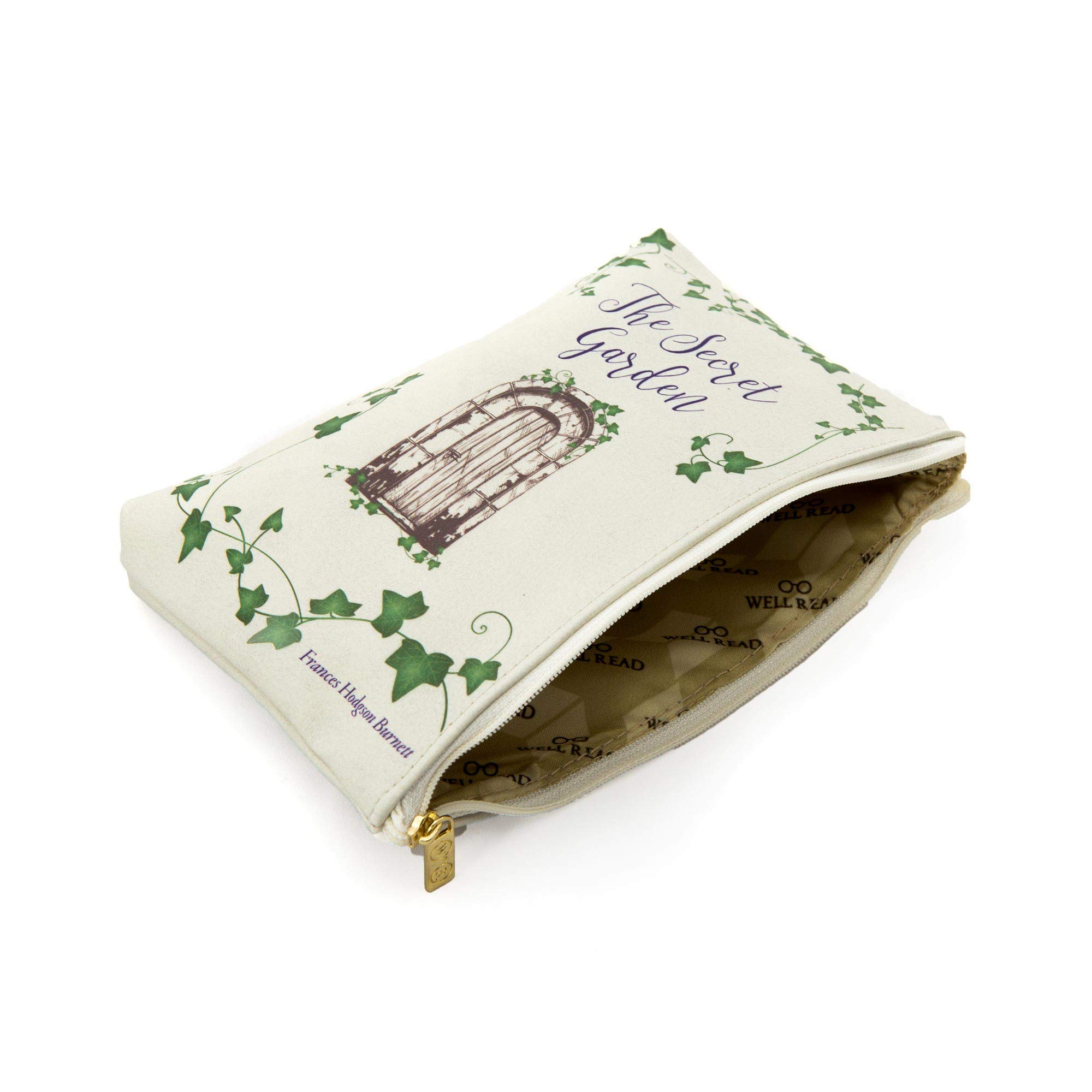 Book Lover's Themed Pouch Clutch - Stylish Makeup & Toiletry Bag for Readers | Perfect for Book Club Meetings, Travel & Daily Essentials Organization