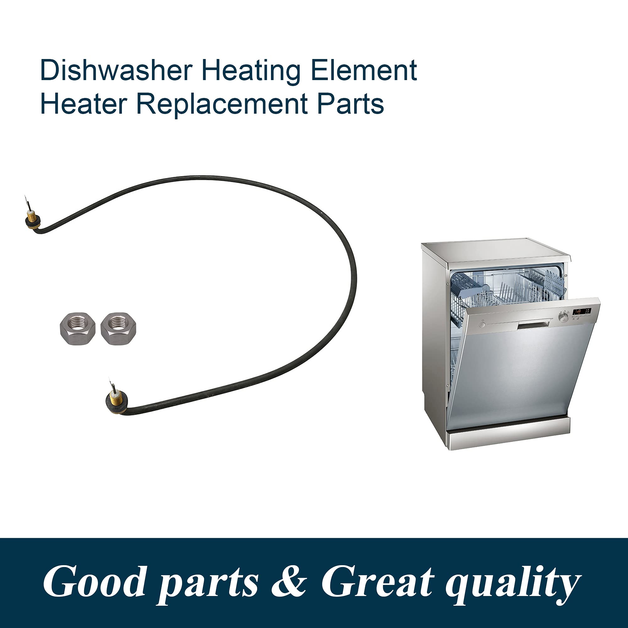 Bstinay Dishwasher Heating Element Replacement for Whirlpool Dishwasher - Compatible with Multiple Models - Durable Heater Replacement Parts - Perfect for Home Kitchen Appliance Repair