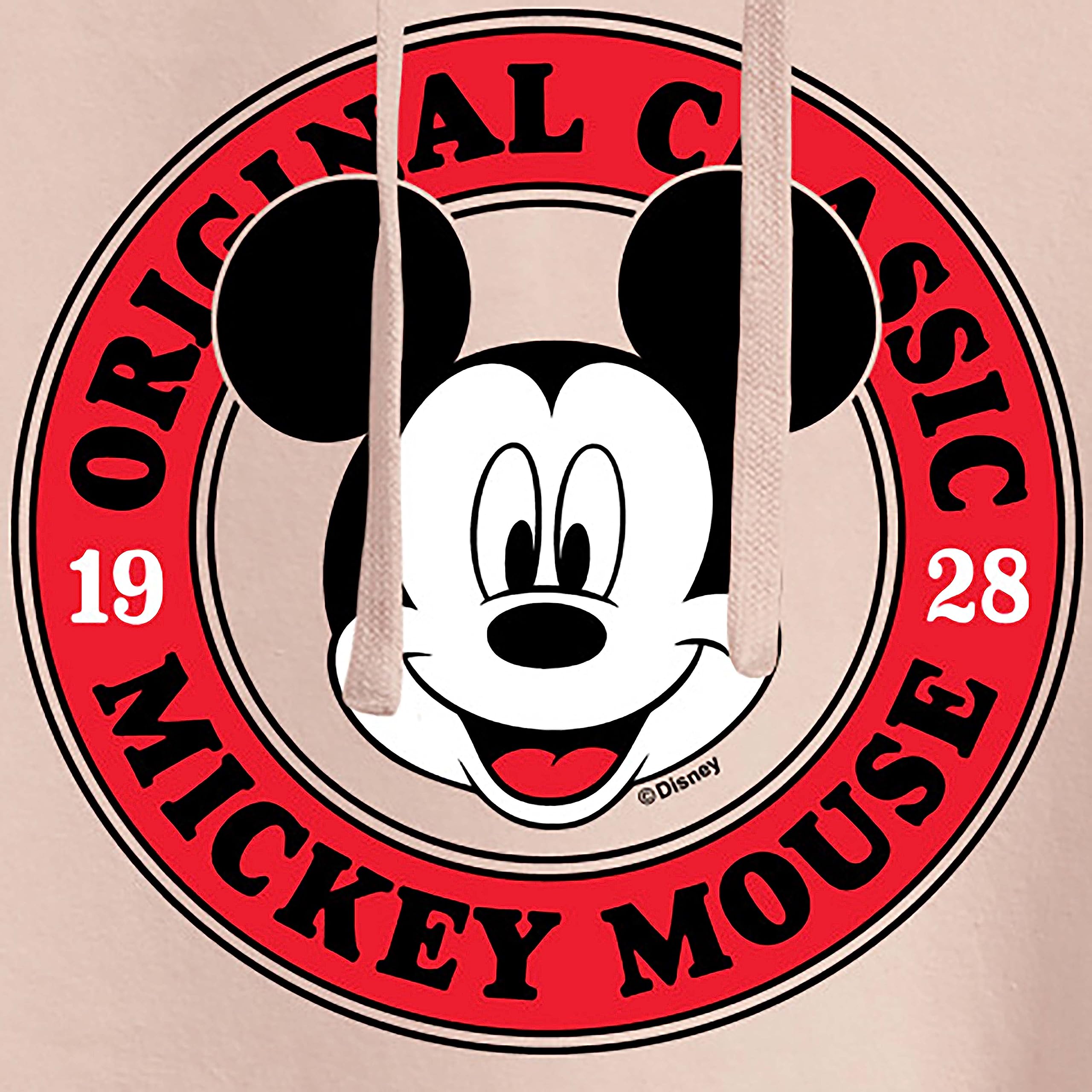 Disney Mickey & Friends Original Classic Juniors Cropped Pullover Hoodie - Cute Casual Outfit for Girls, Teens & Women - Perfect for School, Shopping & Disney Trips