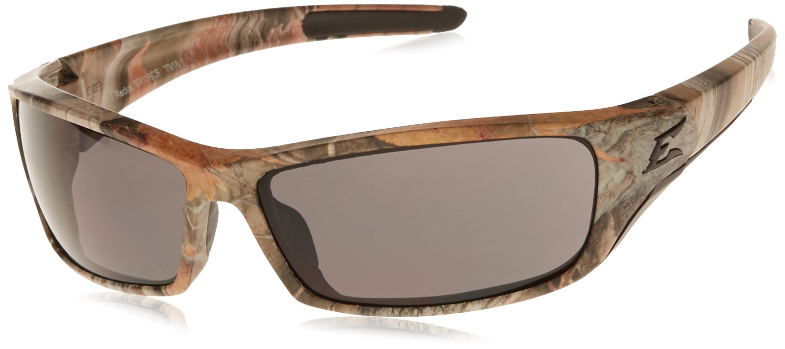 Edge SR116CF Reclus Wrap-Around Safety Glasses - Military Grade, Anti-Scratch & UV 400 Protection, ANSI/ISEA & MCEPS Compliant, Non-Slip Design, 5.04