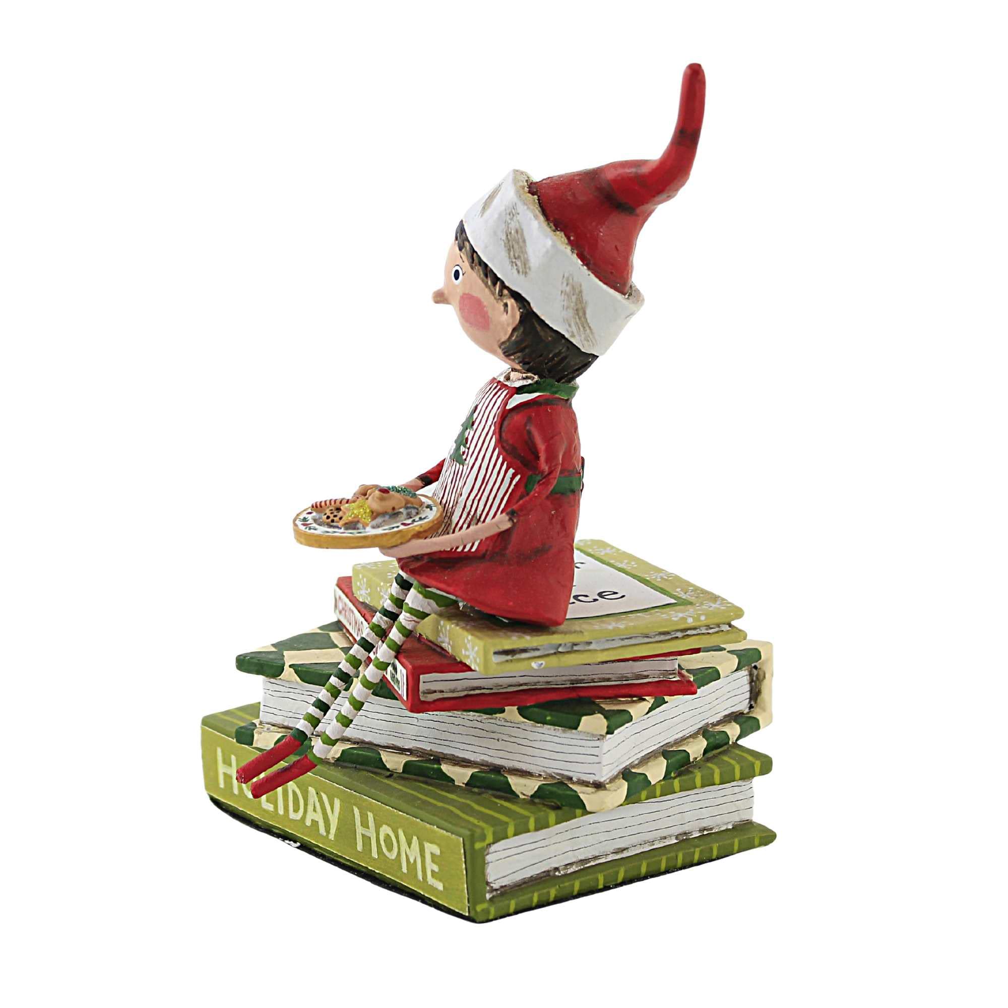 Lori Mitchell Sugar and Spice 7-Inch Polyresin Christmas Cooking Collectible Figurine (13330) - Perfect for Holiday Decor, Gift Giving & Collectors Display