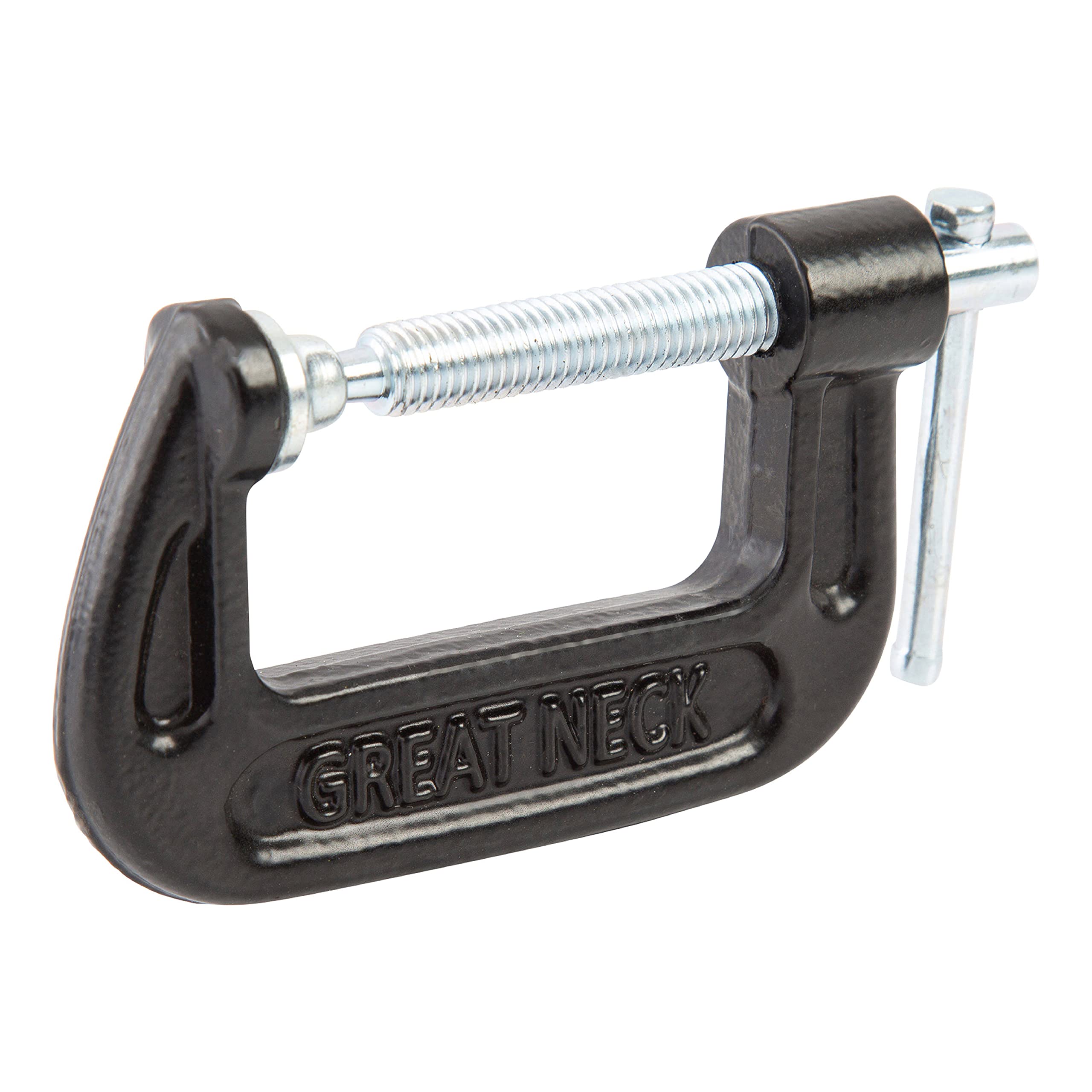 GreatNeck CC2 2-Inch C-Clamp for Woodworking & Auto Repair - Heavy Duty Clamping Tool for DIY & Welding Projects