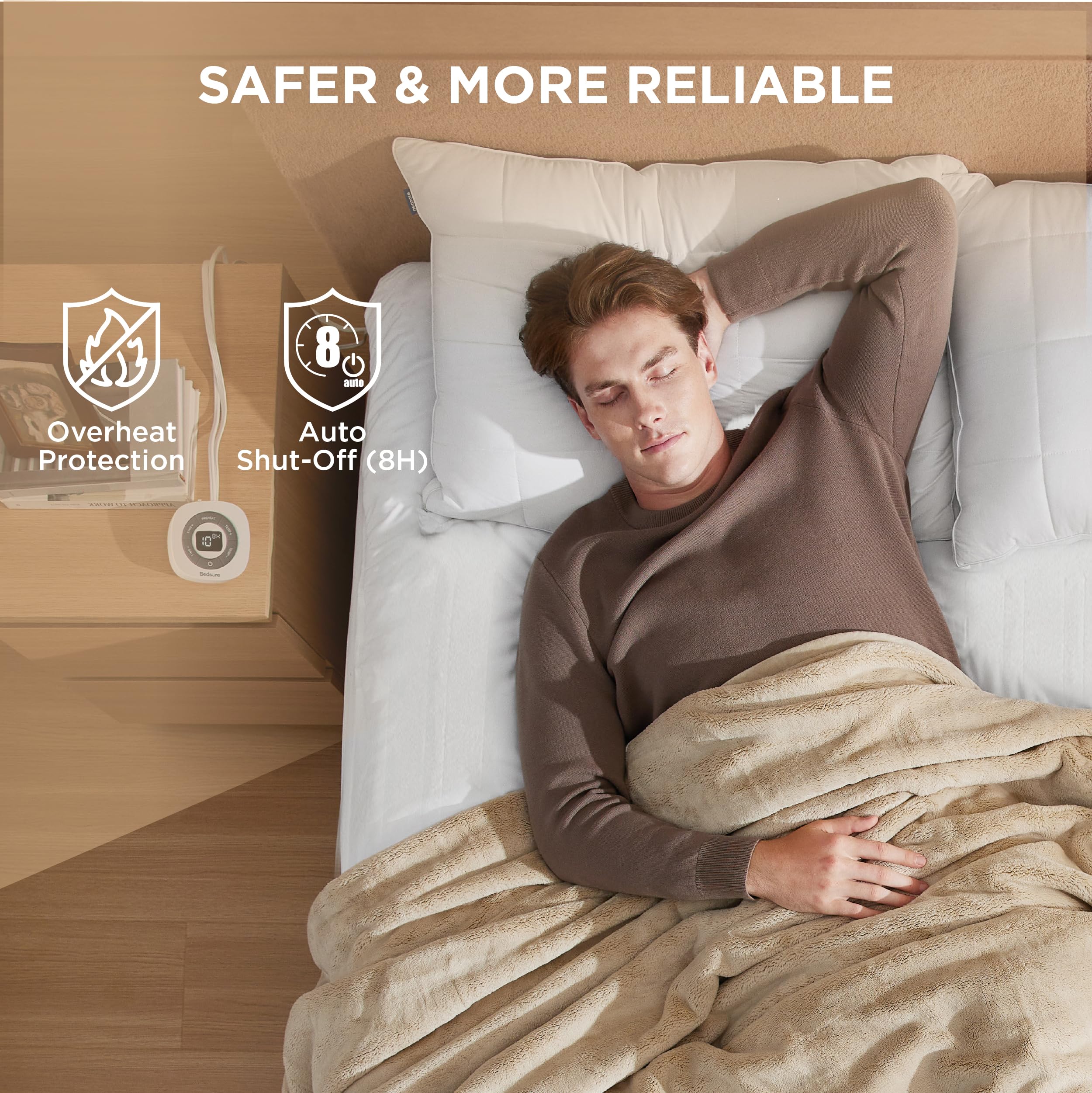 Bedsure Heated Mattress Pad Twin Size (39