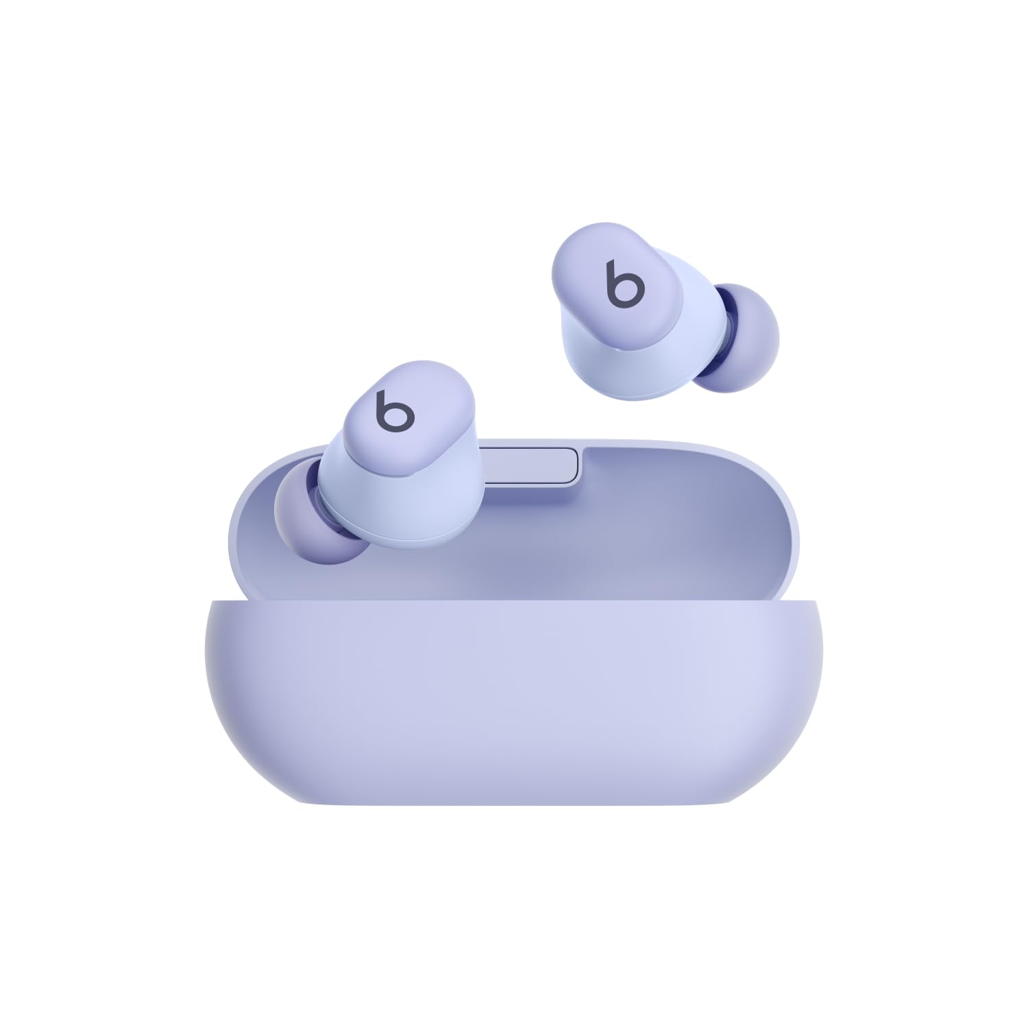 Beats Solo Buds Wireless Bluetooth Earbuds - 18H Battery, Apple & Android Compatible with Built-in Mic | Perfect for Gym, Running & Travel (Arctic Purple)