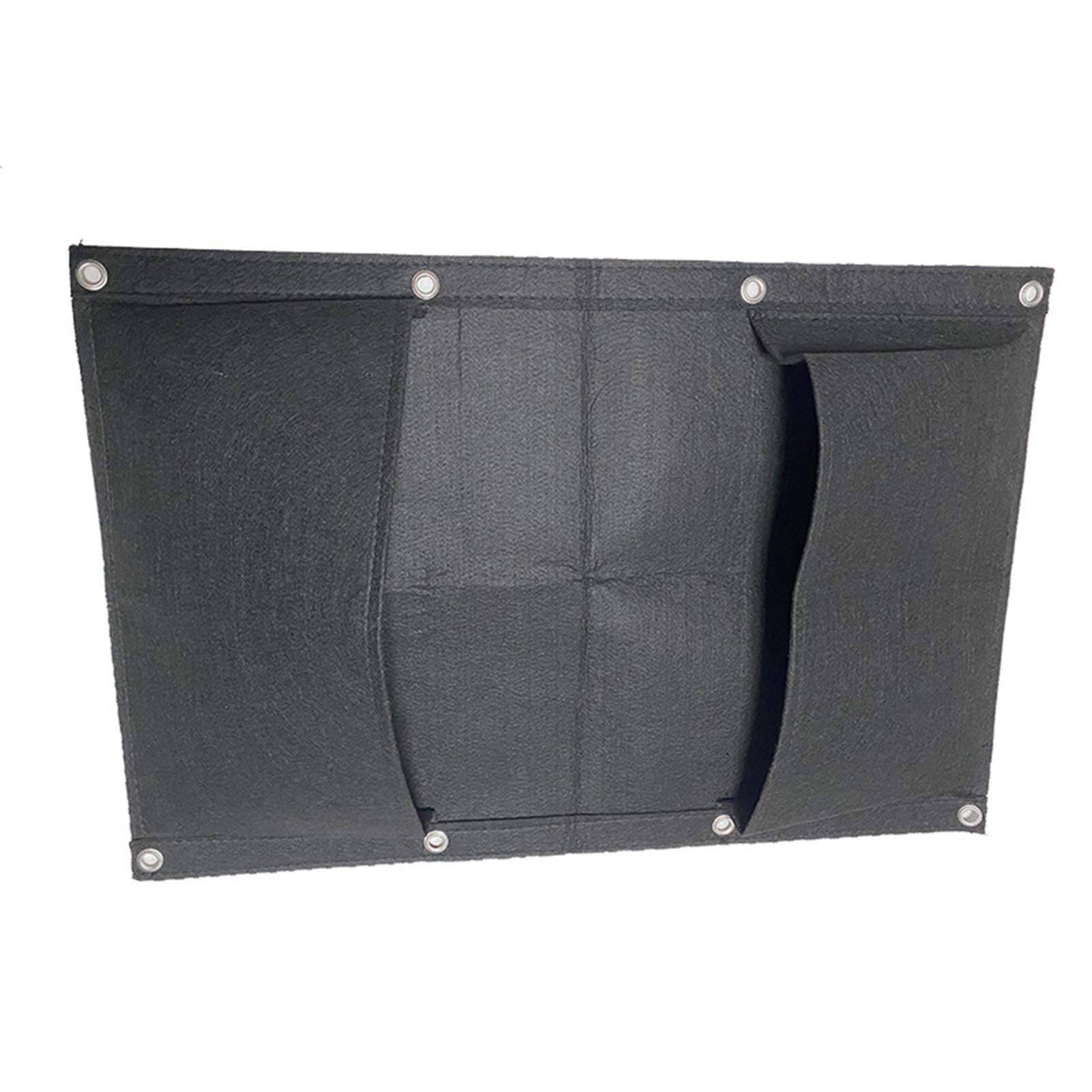 Eco-Friendly Hanging Planter Bags - Breathable Fabric Wall Mount Planters for Flowers, Herbs & Succulents | Non-Toxic Garden Grow Bags for Indoor & Outdoor Use | Perfect for Yard, Balcony, Office & Home Decor (Set of 5) | Ideal for Small Space Gardening & Vertical Planting Solutions