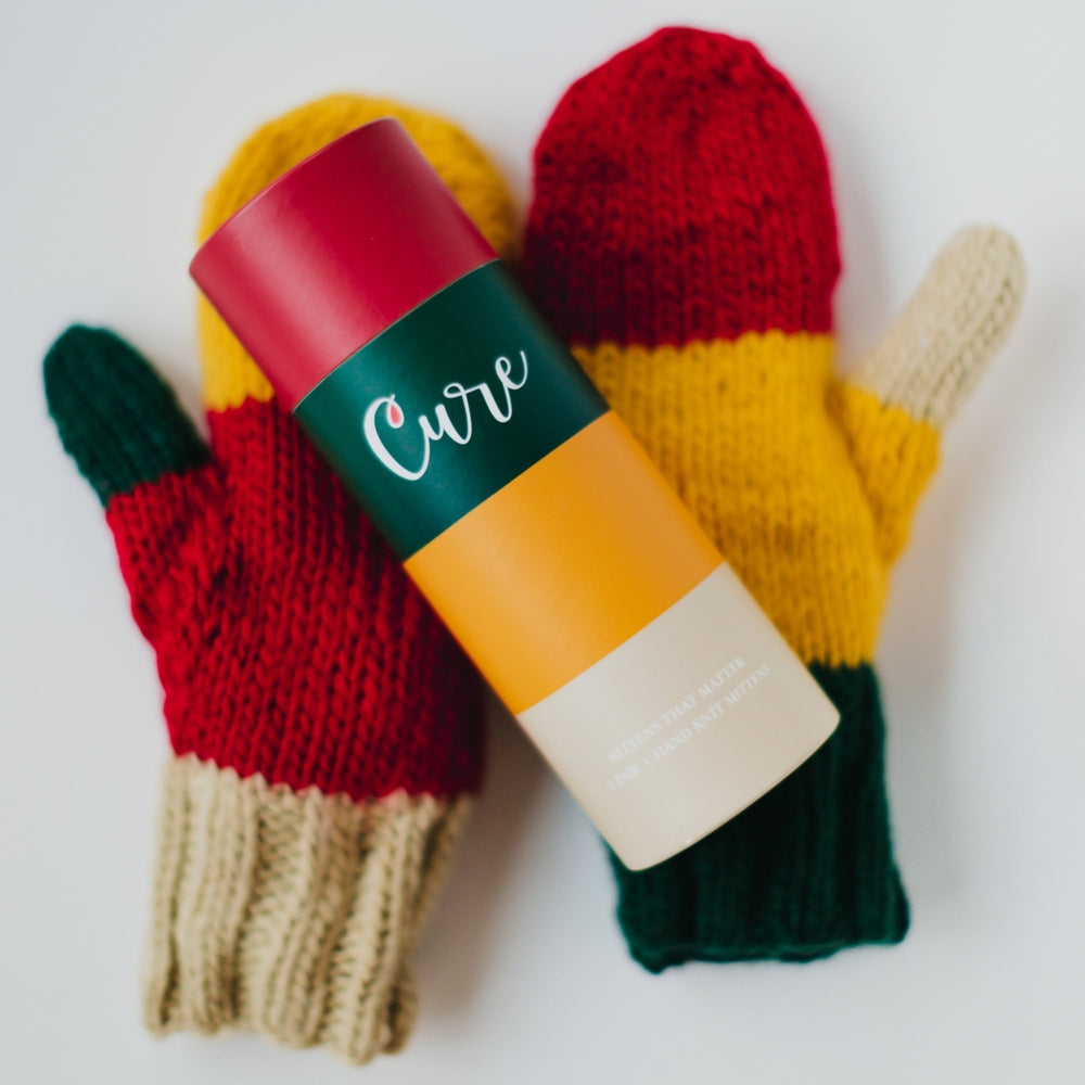 CURE Victory Mittens - Warm Winter Gloves for Men & Women - Perfect for Skiing, Snowboarding & Outdoor Activities