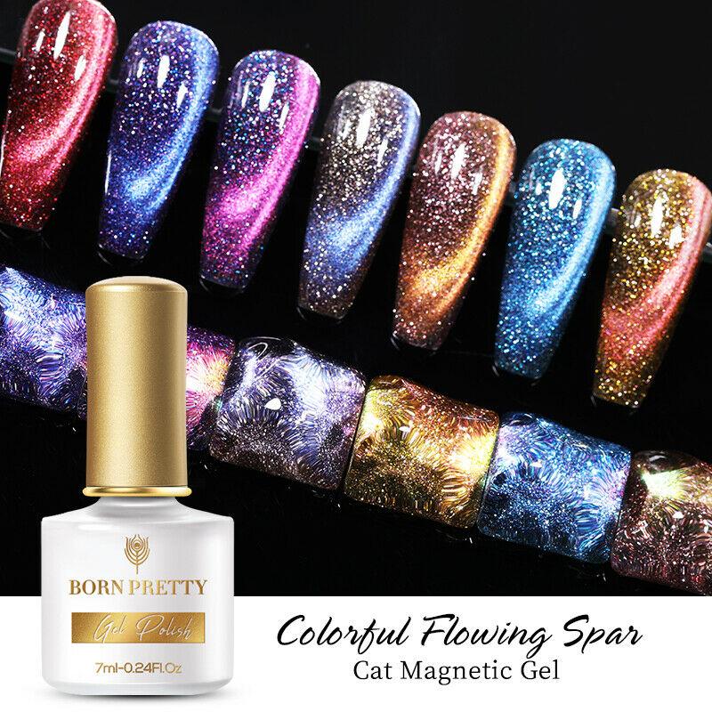 Born Pretty Spar Cat Eye Magnetic Gel Polish - CF Series for Stunning Nail Art | Perfect for Salon, Home Manicures & Special Occasions