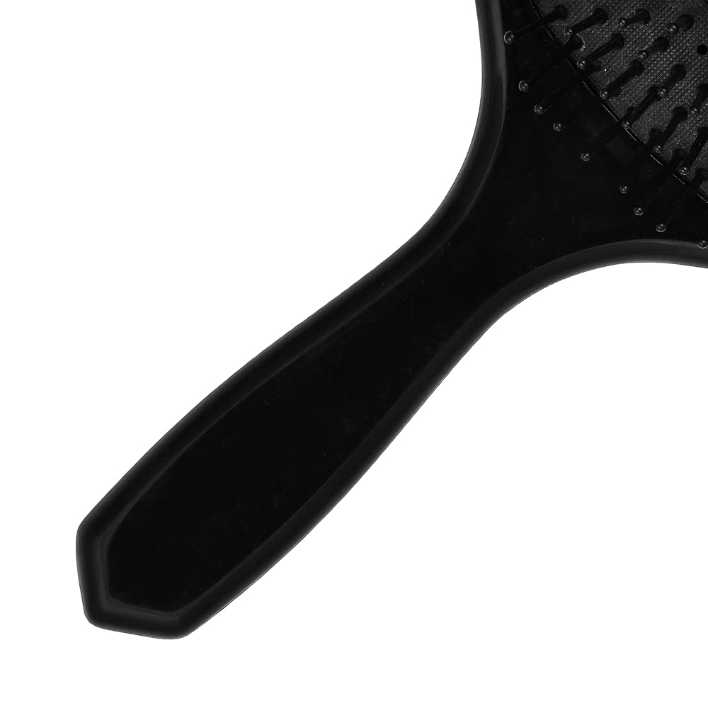 Kai Japanese Premium Air Cushioned Hair Brush for Men & Women - Black, Gentle on All Hair Types | Perfect for Daily Styling & Salon-Quality Results at Home