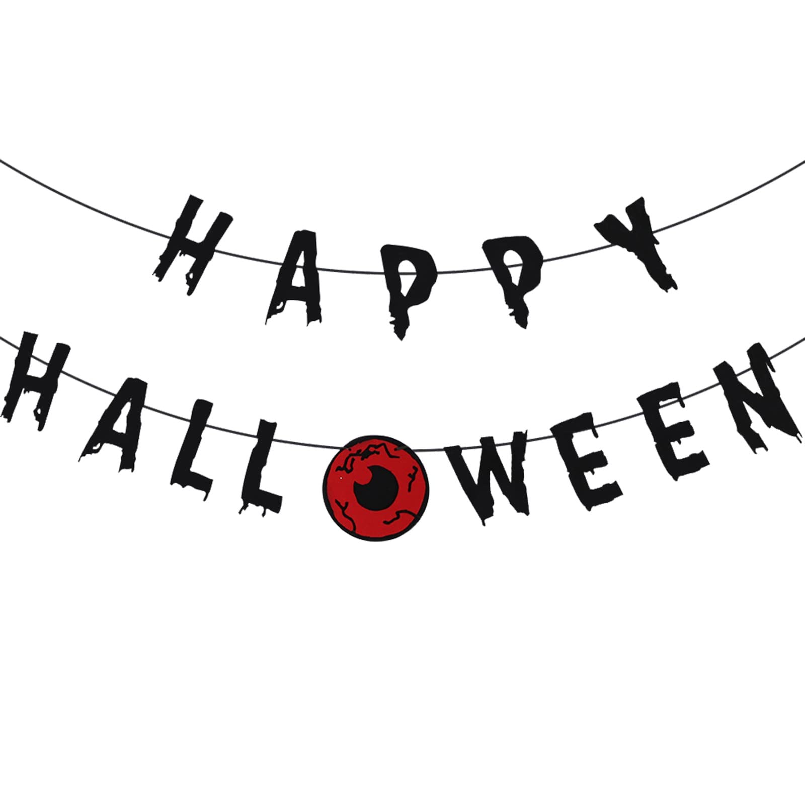 Halloween Party Decorations - Non-Woven Hanging Flag with Ghost & Haunted House Design - Perfect for Outdoor/Indoor Halloween Decor, Themed Parties & Pumpkin Patch Events - Teal Color (One Size)