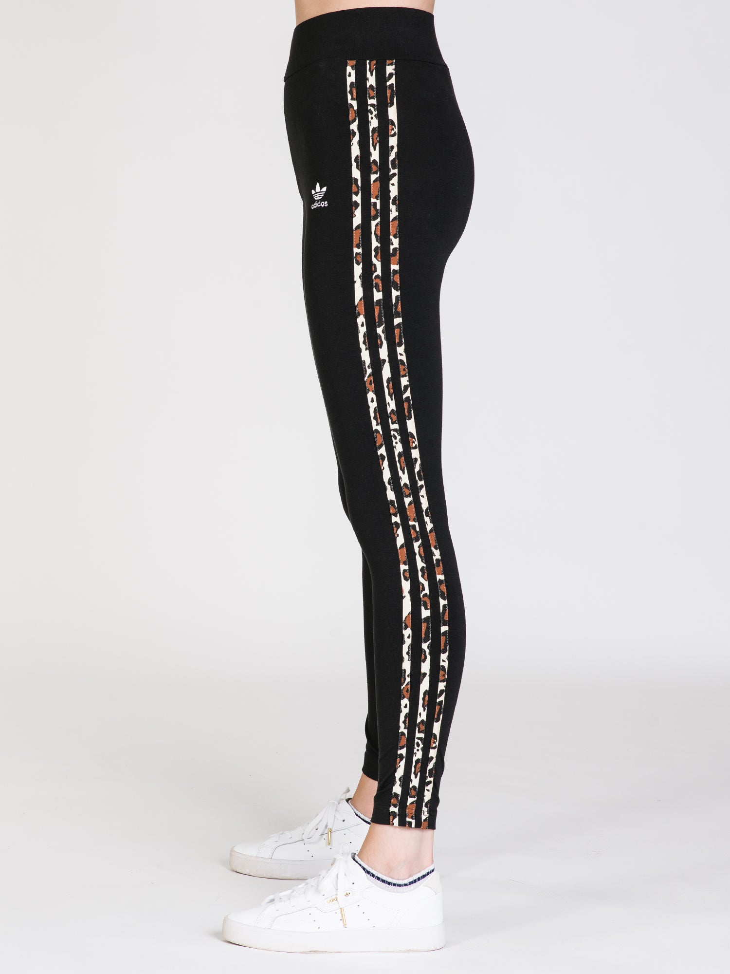 Adidas 3 Stripe Yoga Tights for Women - High Waisted Workout Leggings - Running, Gym & Fitness - Clearance Sale